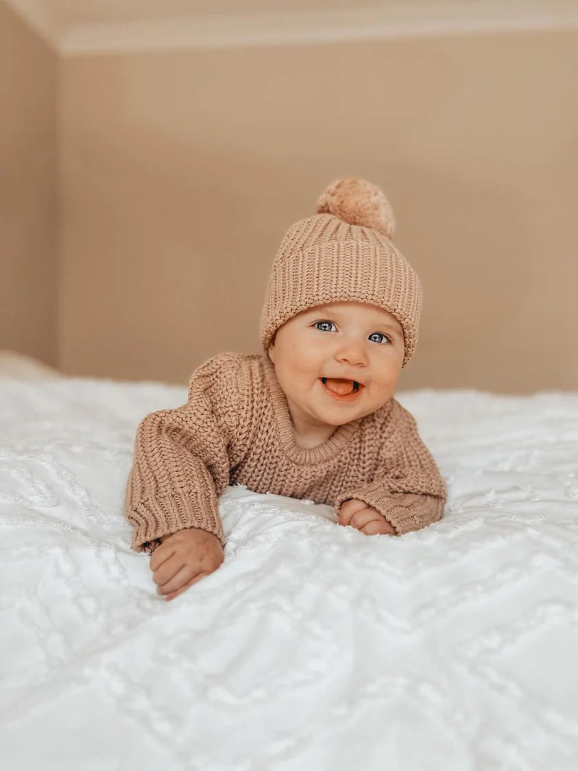 Chunky Romper | Blush