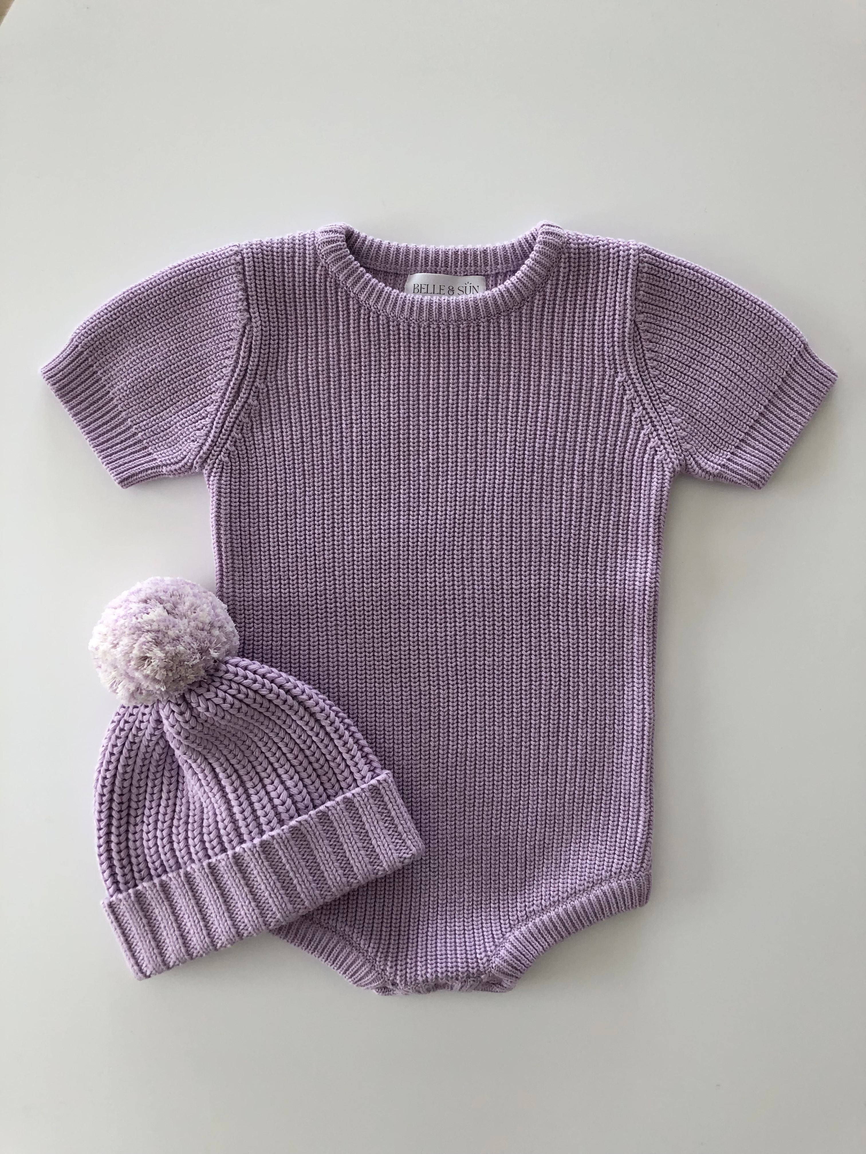 Tee Romper | Lilac