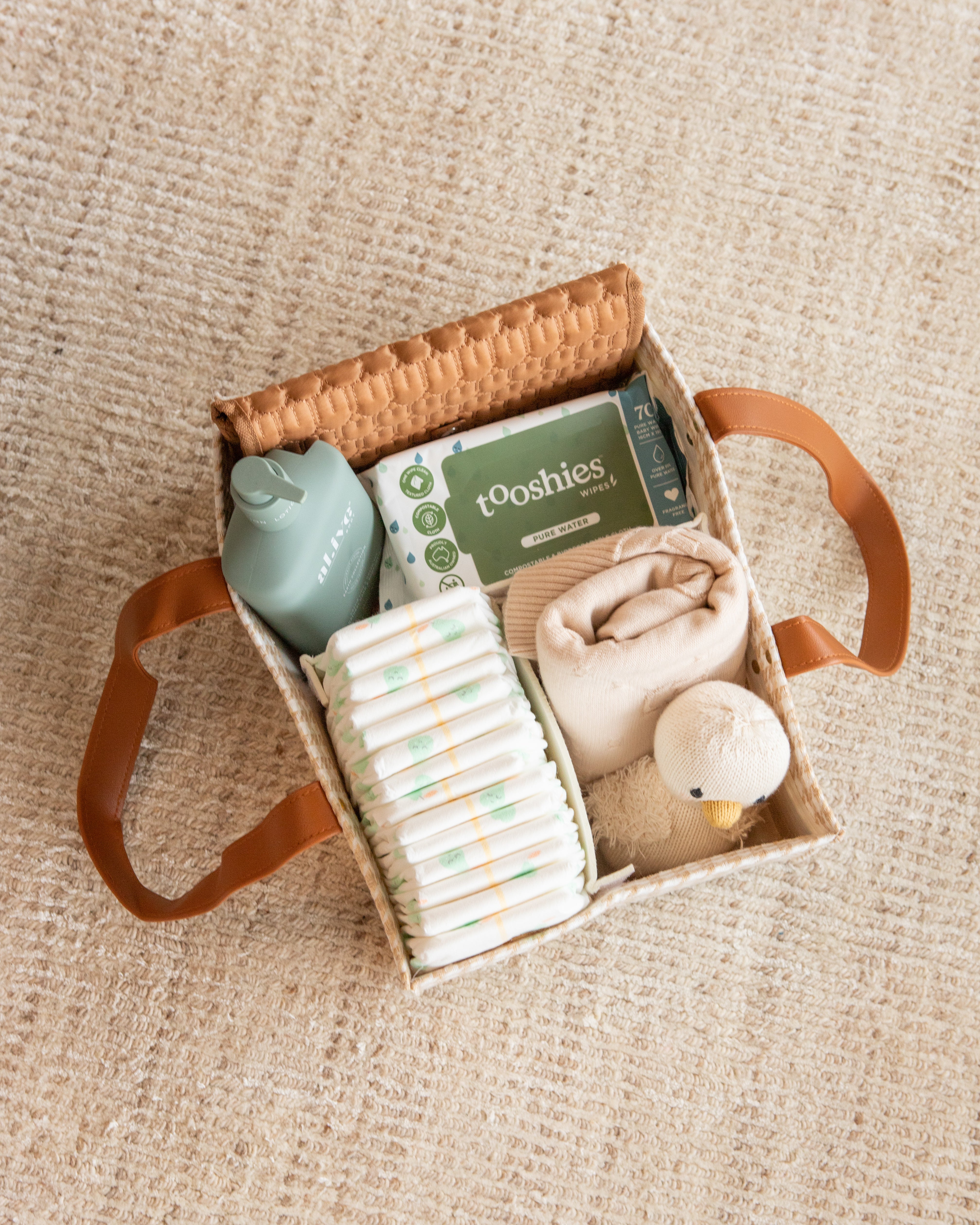 Bunnie Caddie | Mini Houndstooth Tan