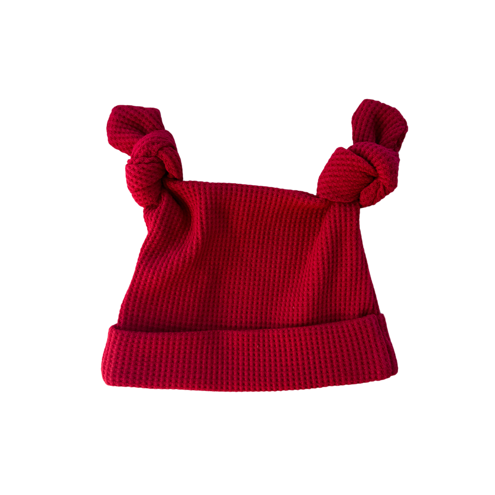 Double Knot Beanie Rudolph Red (WAFFLE)
