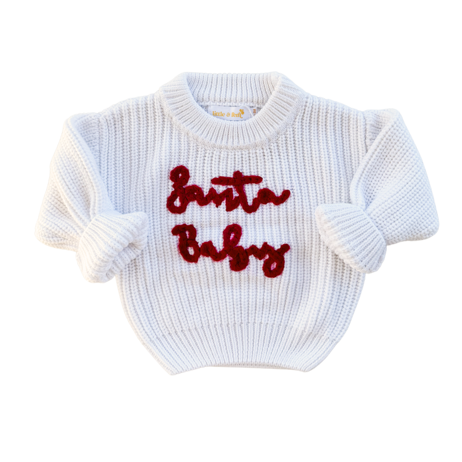 Chunky Knit Jumper | Santa Baby (SNOW)