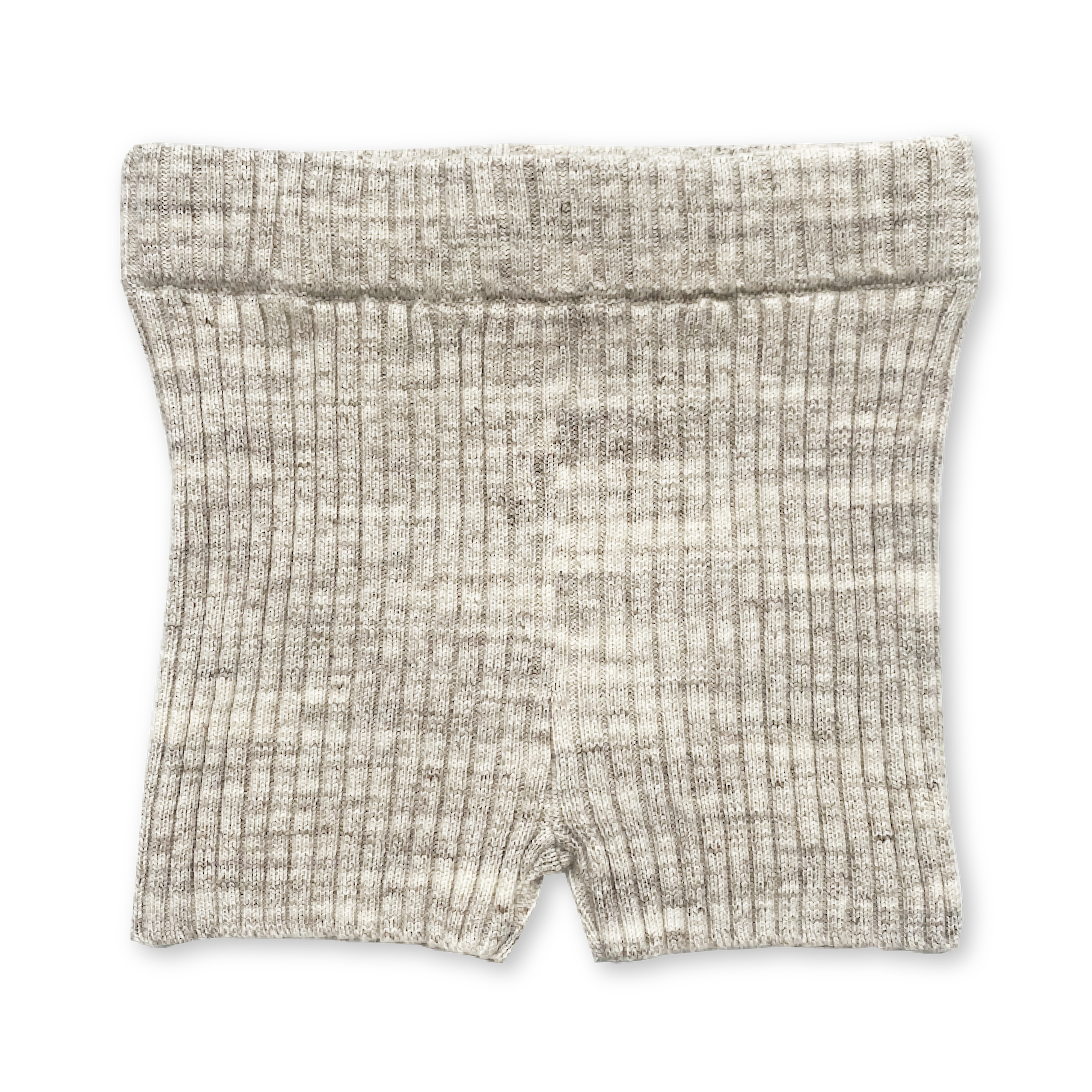 Ladies Ribbed Bike Shorts | Wheat