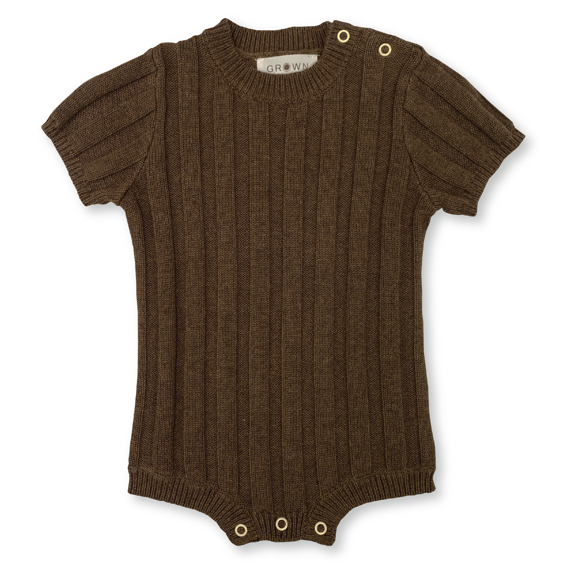 Wide Rib Tee Bodysuit | Mud