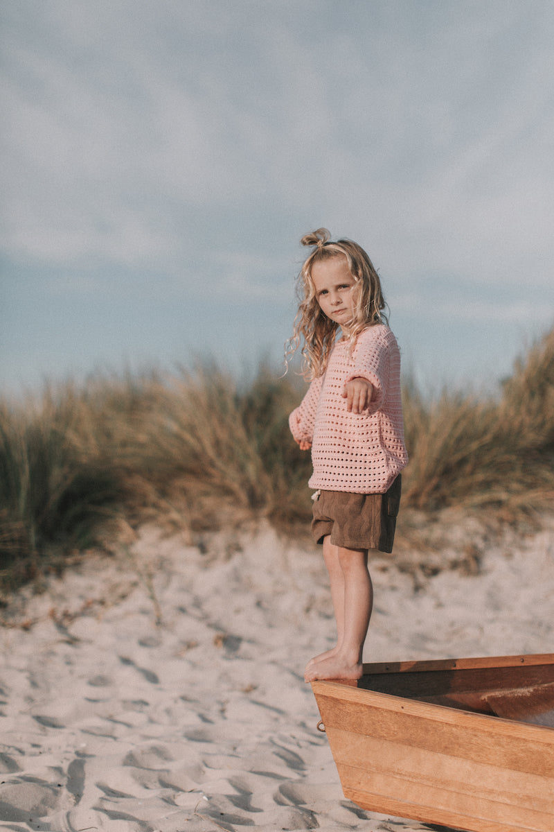 Summer Open Knit Pullover | Blossom