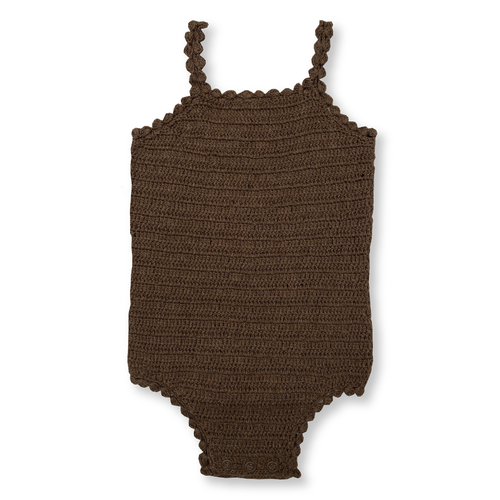 Hand Crochet Bodysuit | Mud