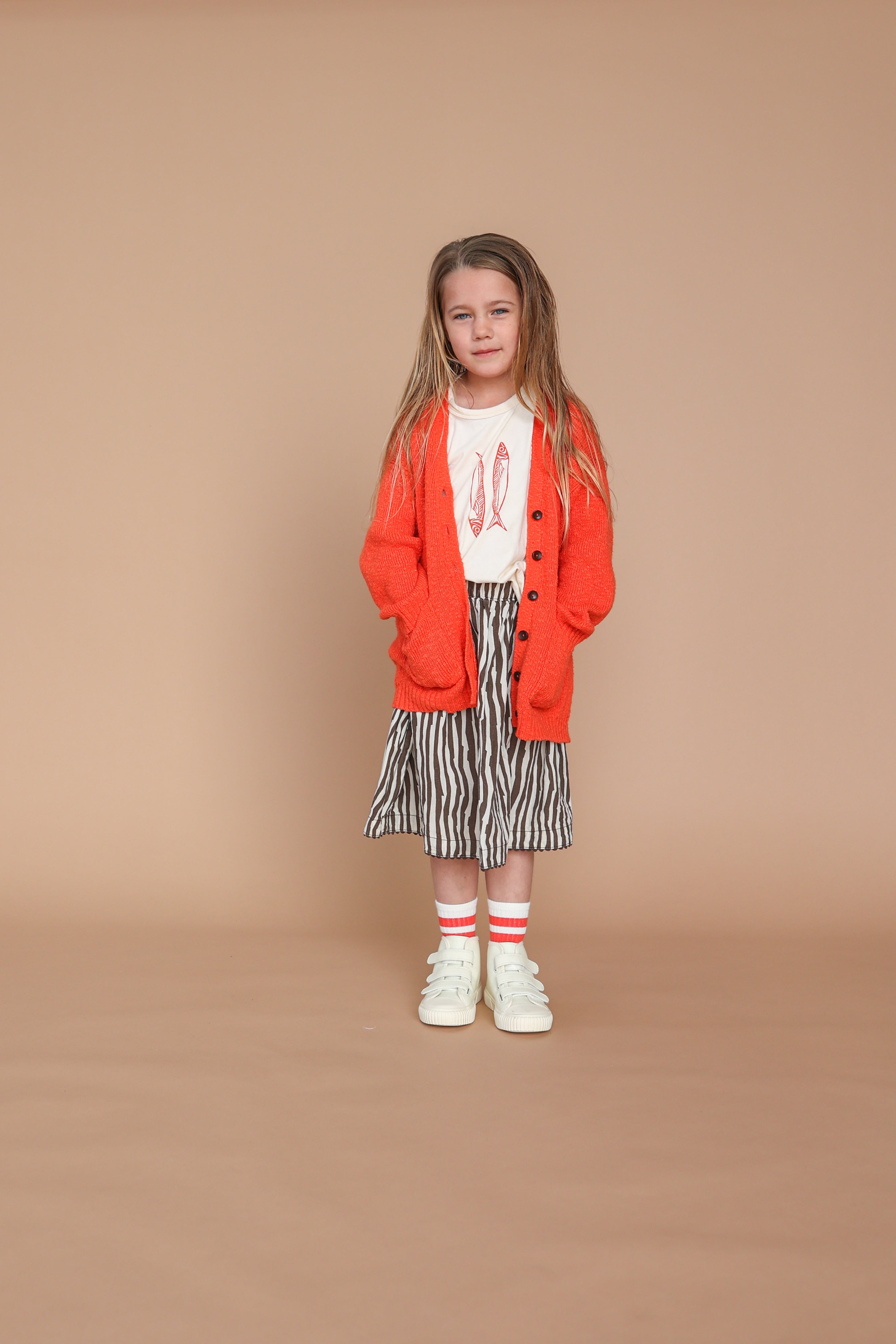 Textured Cardigan | Port Red