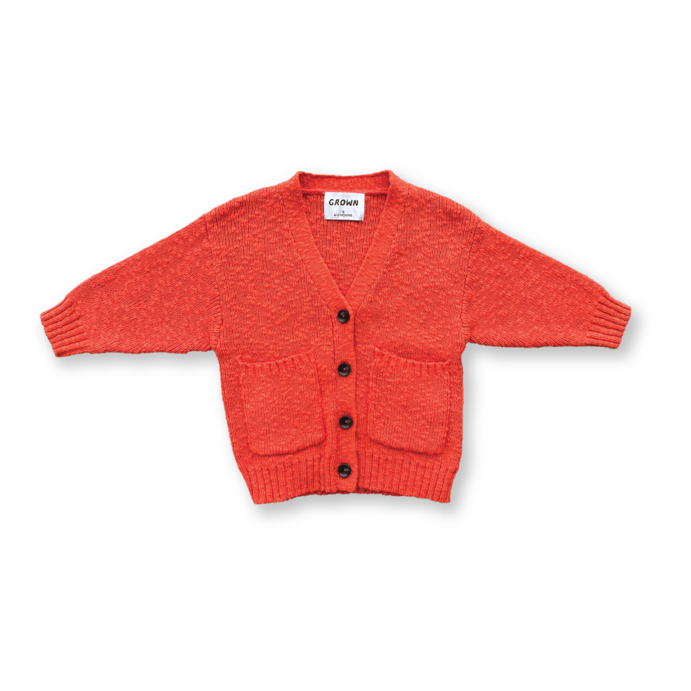 Textured Cardigan | Port Red