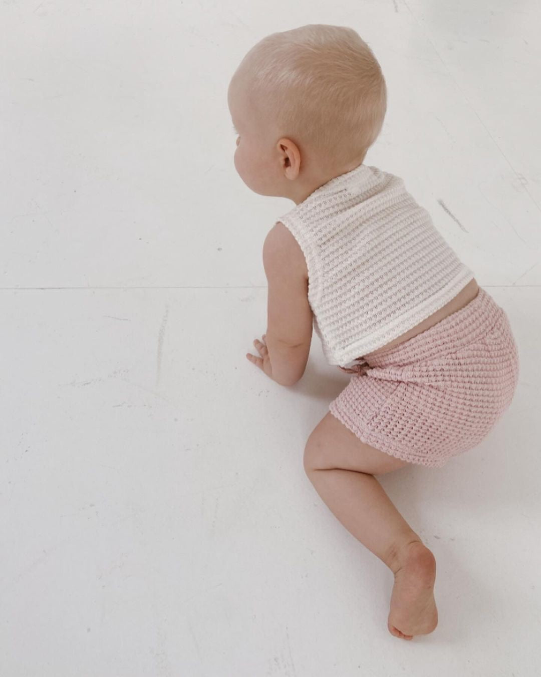 Cream Waffle Set by Quinn & Coco