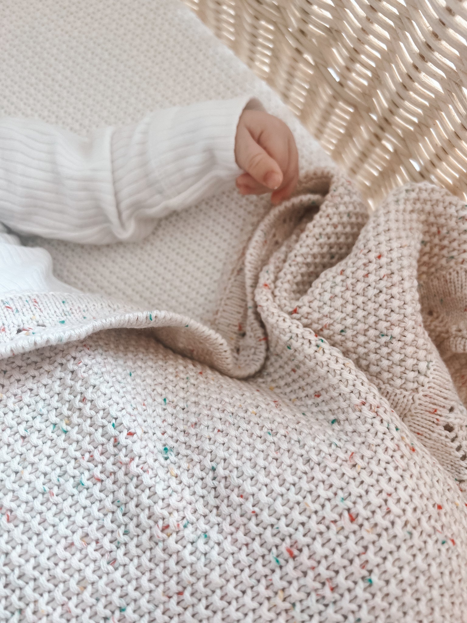 BeiBi Blanket | Ivory Fleck