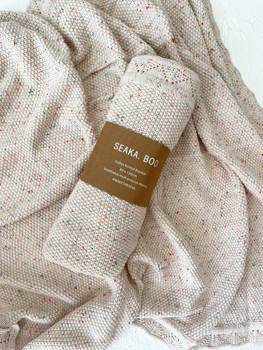 BeiBi Blanket | Ivory Fleck