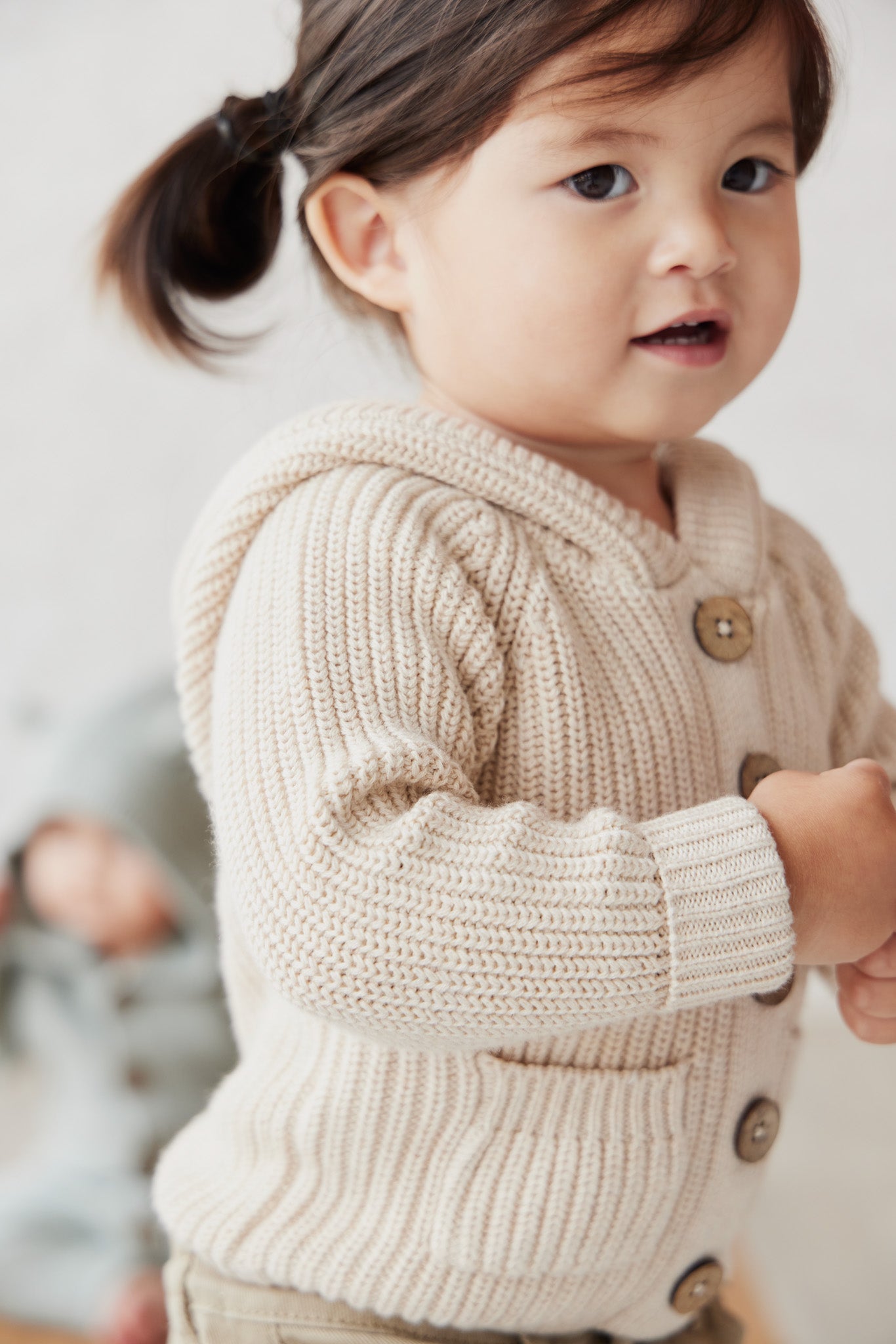 Luca Cardigan | Oatmeal Marle