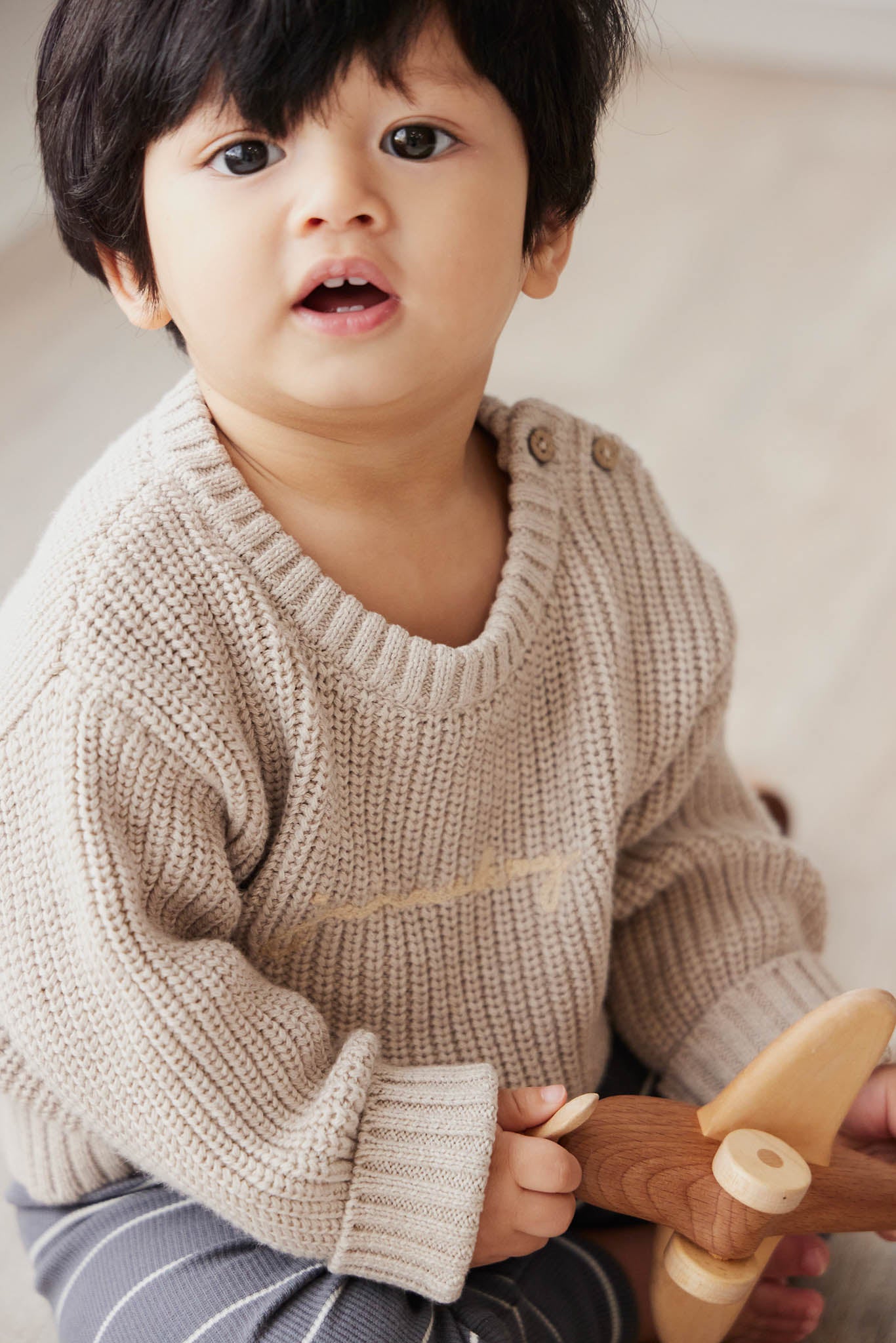 Atticus Jumper | Sand Marle