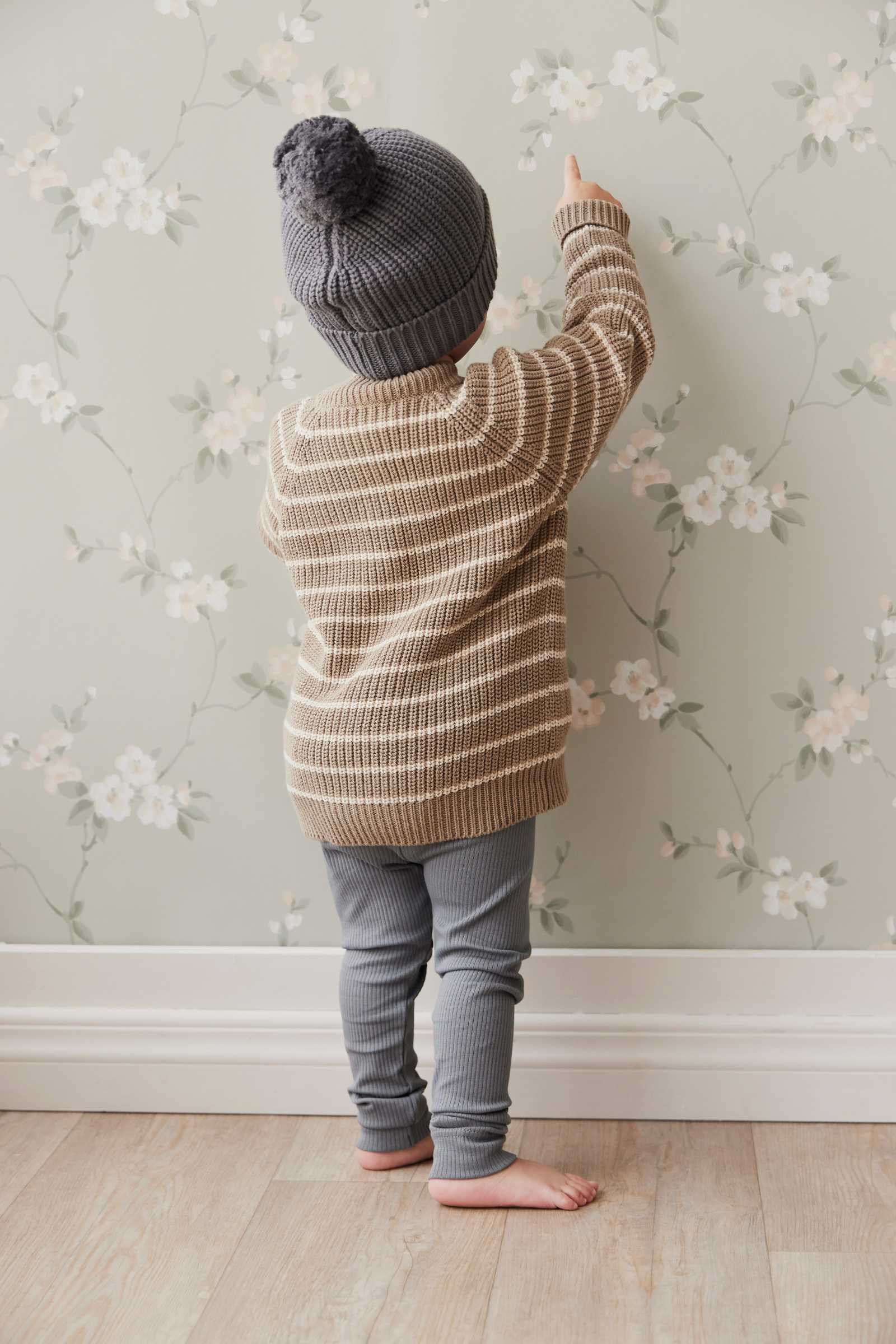 Daniel Jumper | Woodsmoke / Oatmeal Daniel Stripe