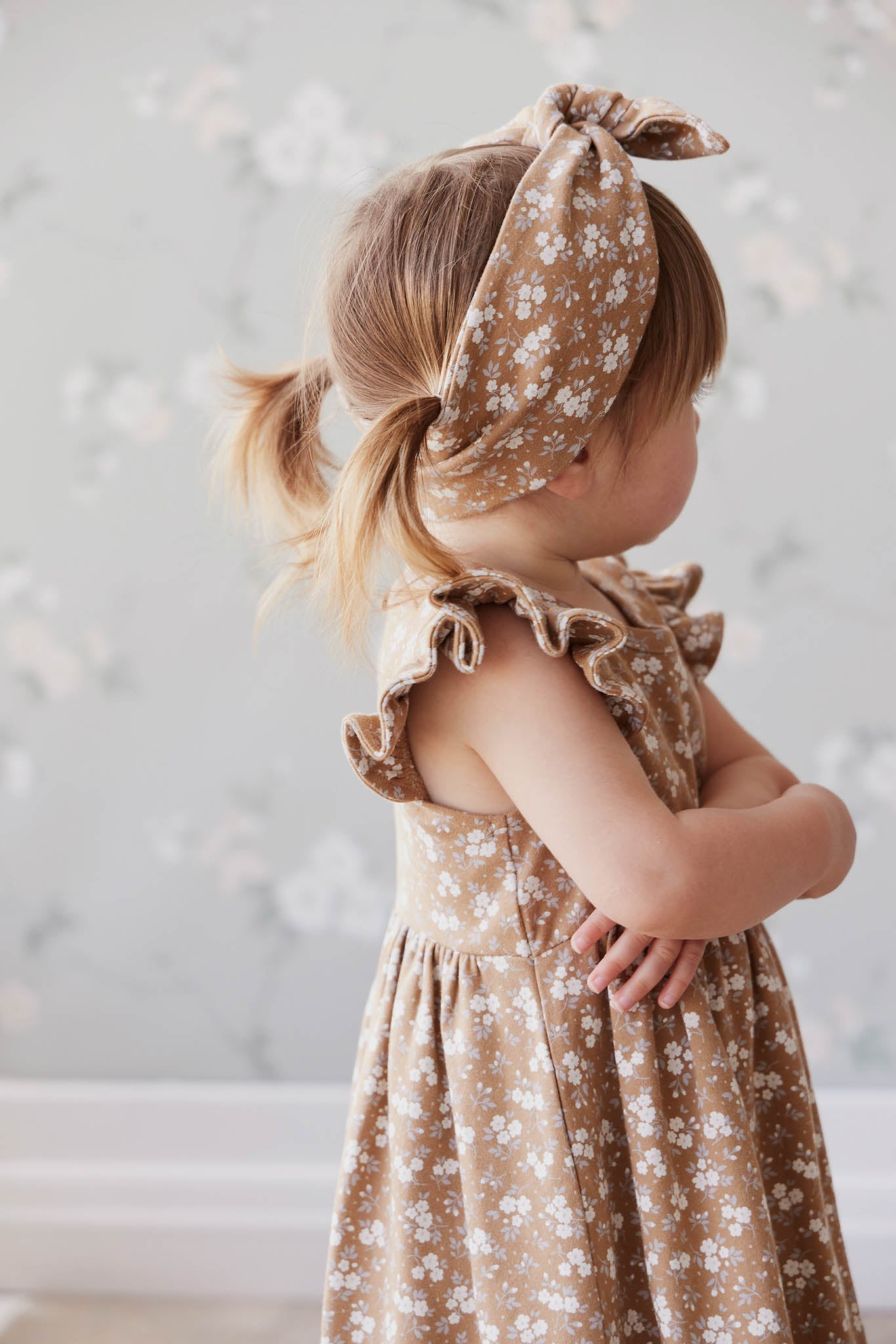 Organic Cotton Ada Dress | Rosalie Field Caramel