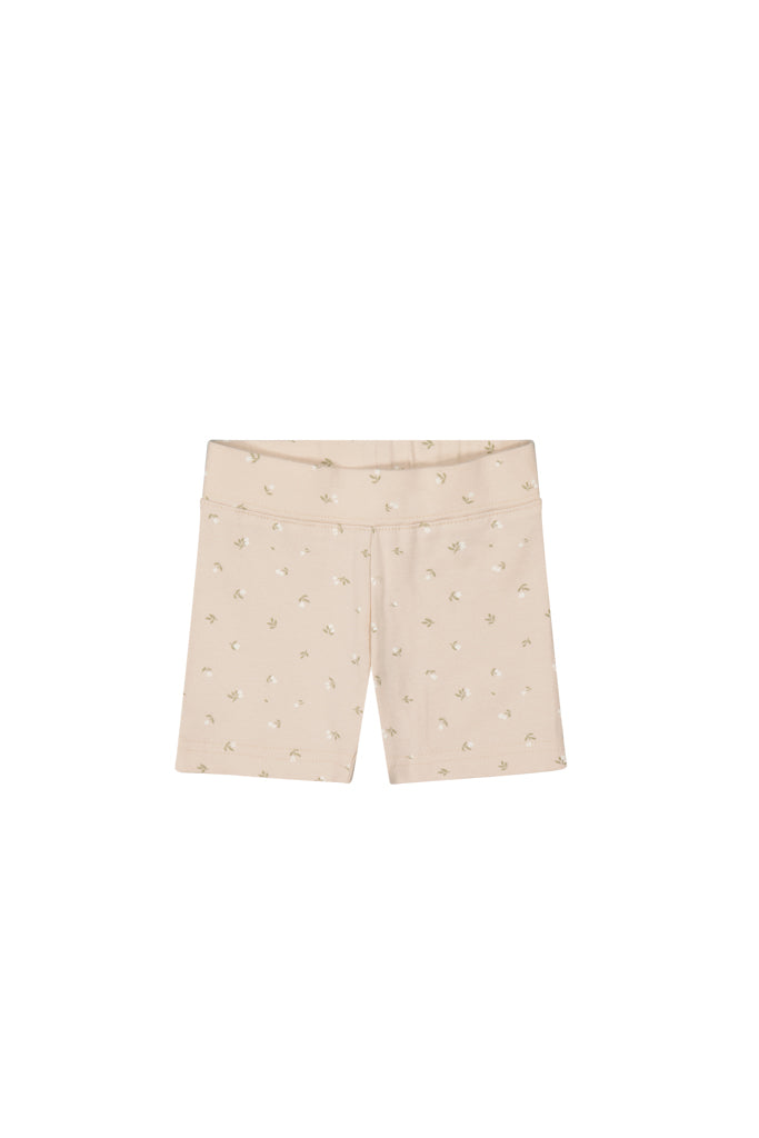 Organic Cotton Bike Short | Elenore Pink Tint