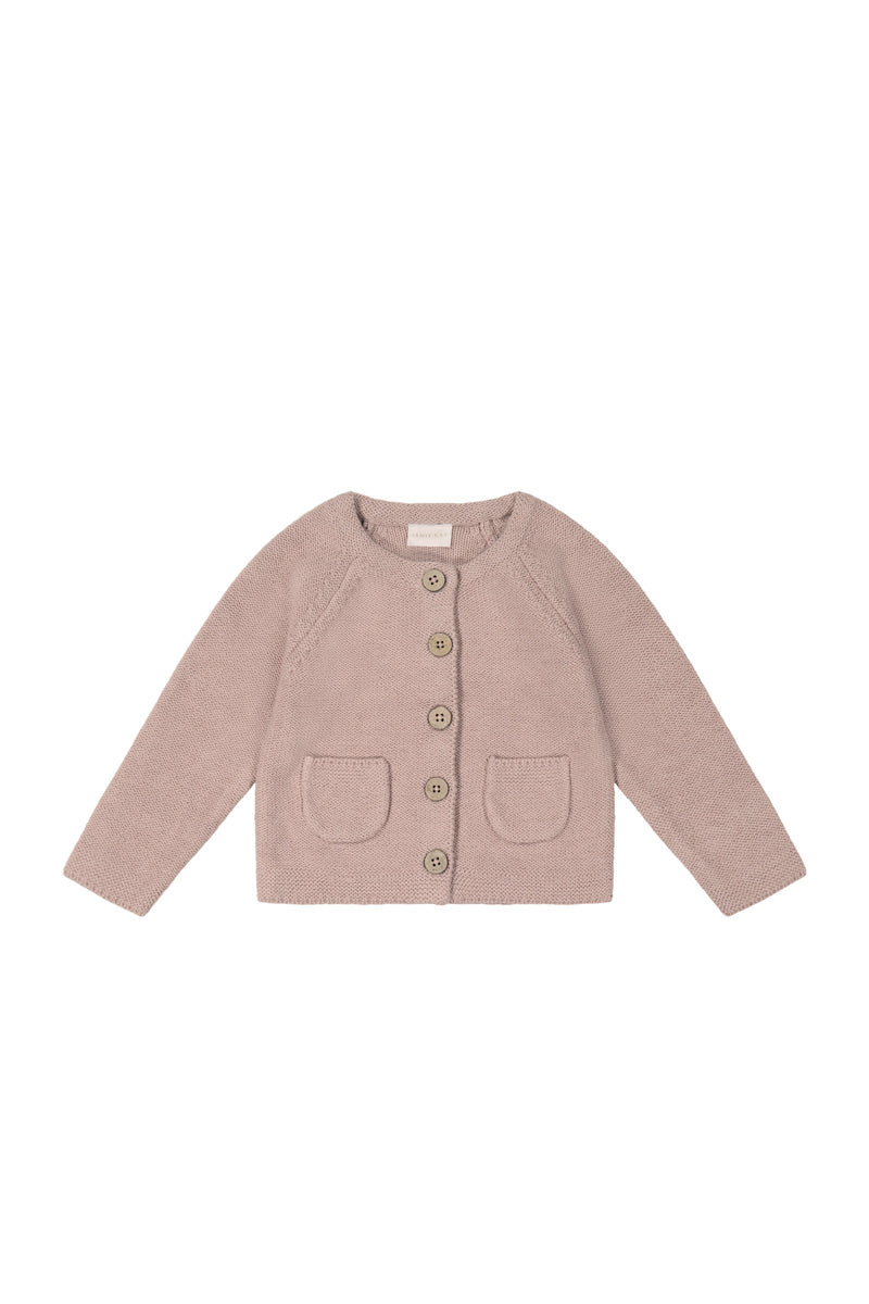 Simple Cardigan | French Pink Marle