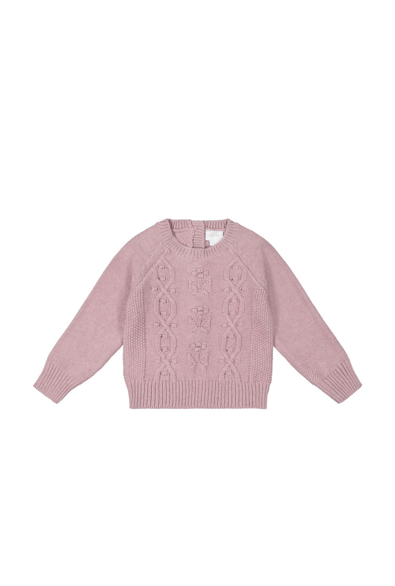 Sophie Jumper | Primrose Pink Marle