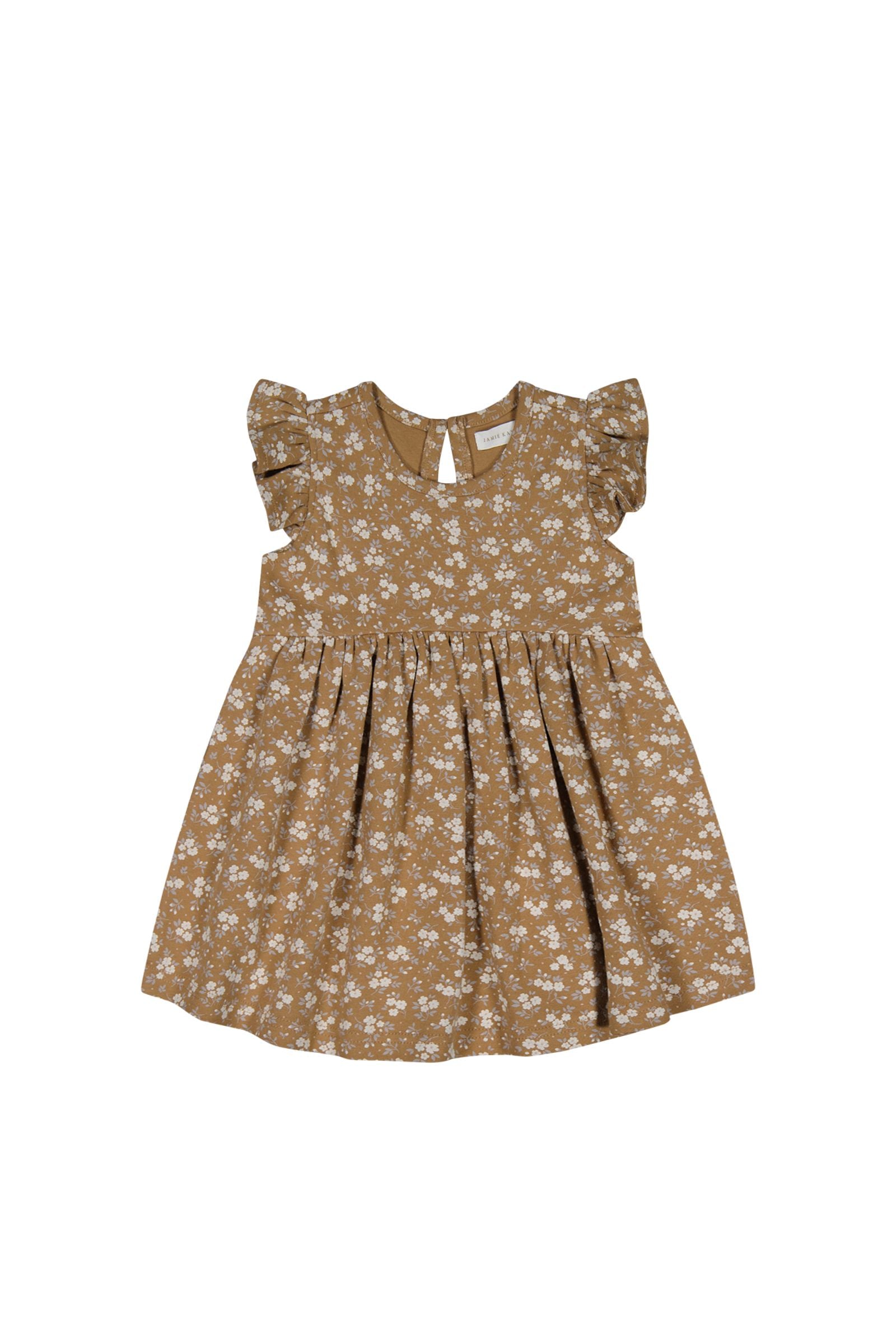 Organic Cotton Ada Dress | Rosalie Field Caramel