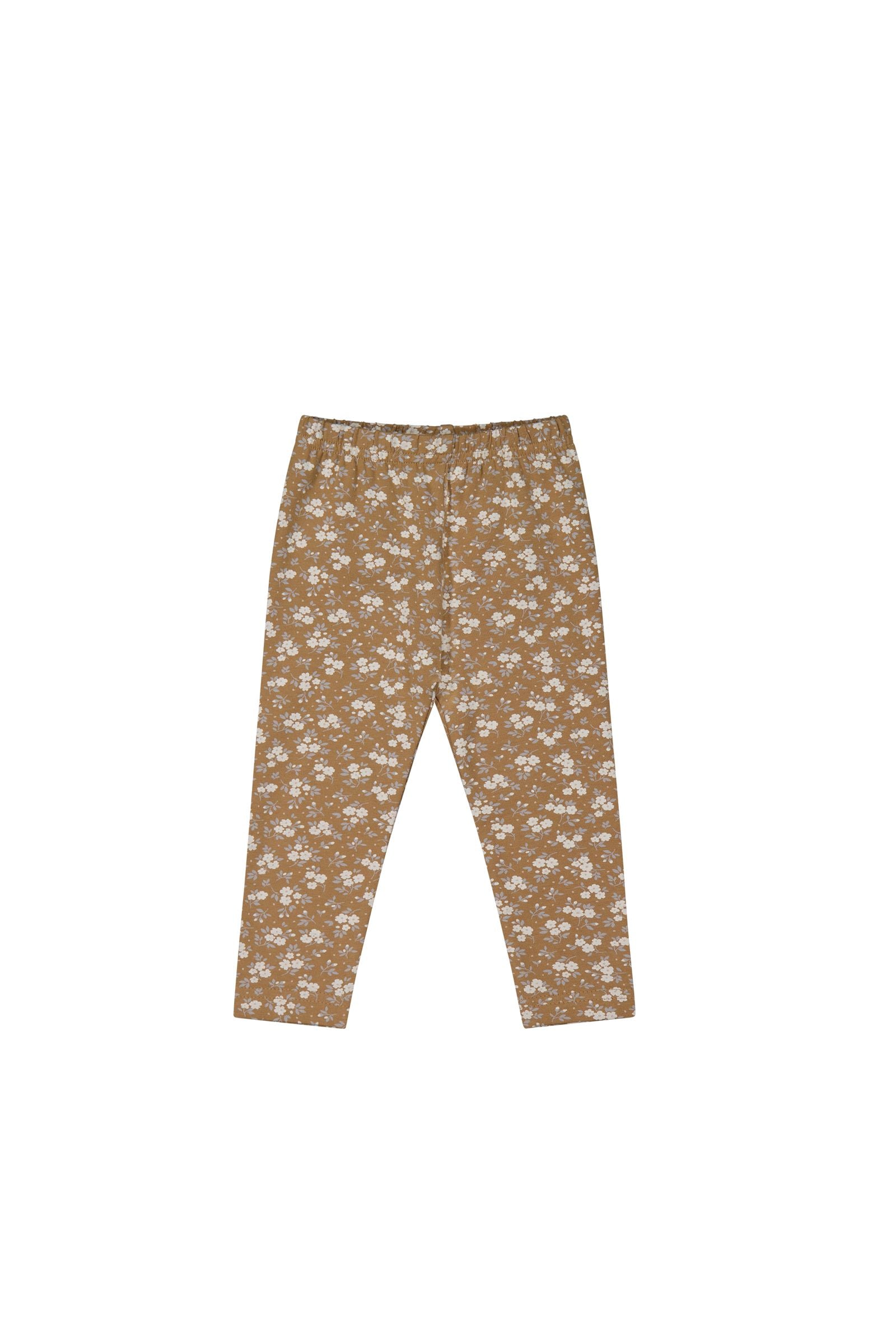 Organic Cotton Legging | Rosalie Field Caramel