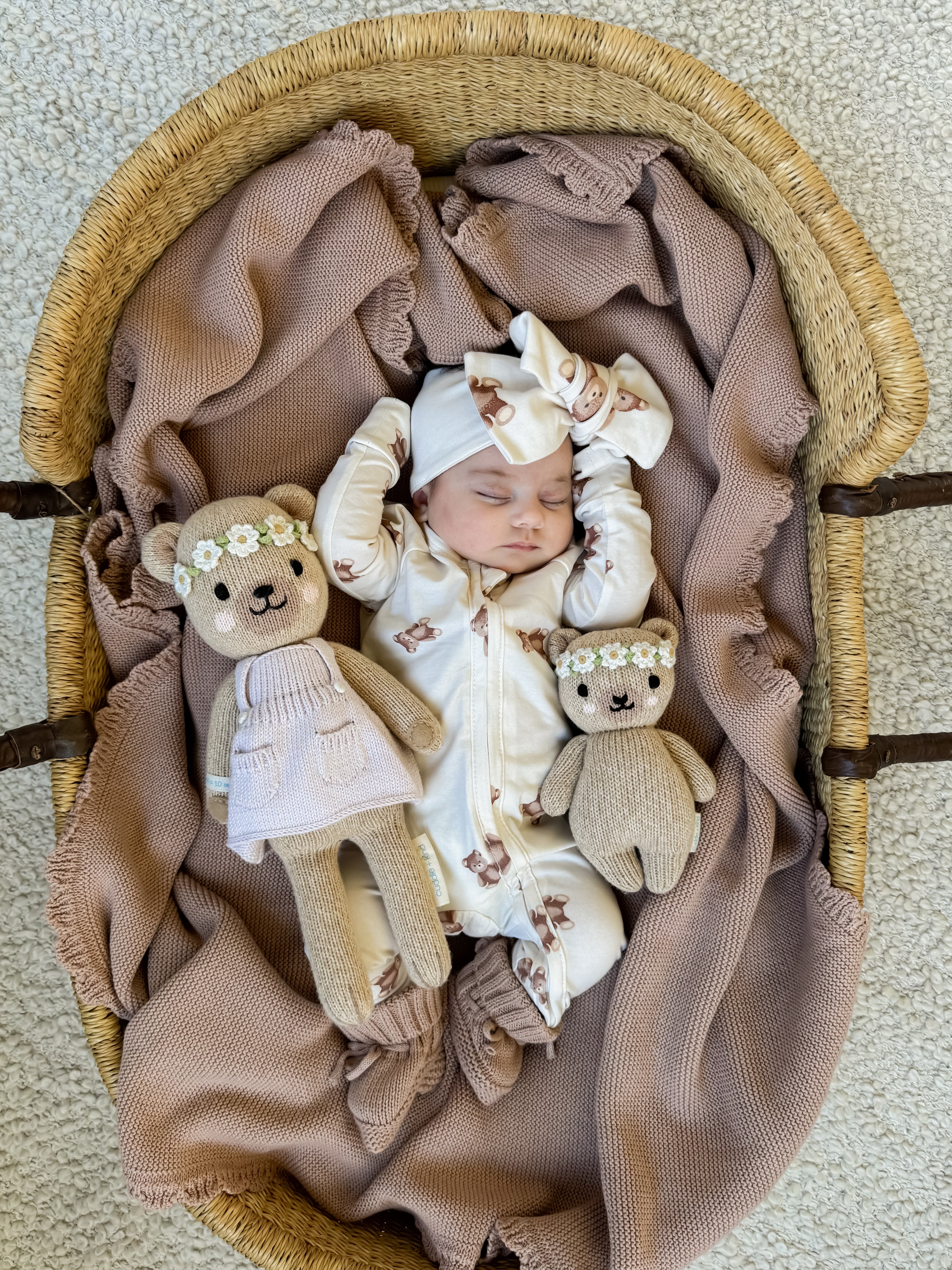 Heirloom Knit Blanket | Teddy