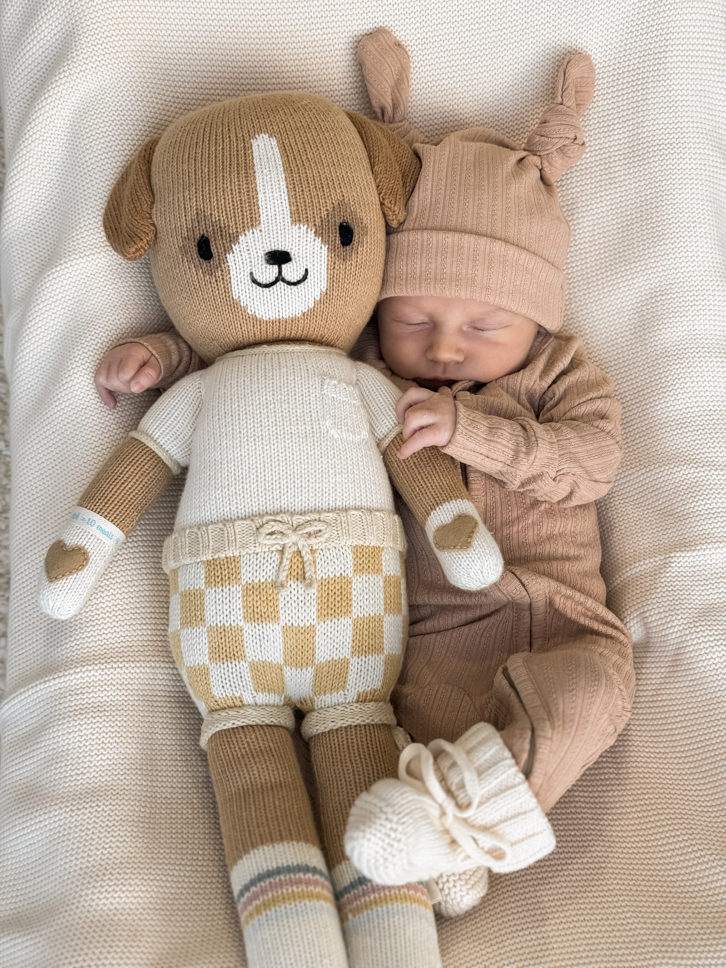 Zip Romper | Ribbed Pointelle Teddy