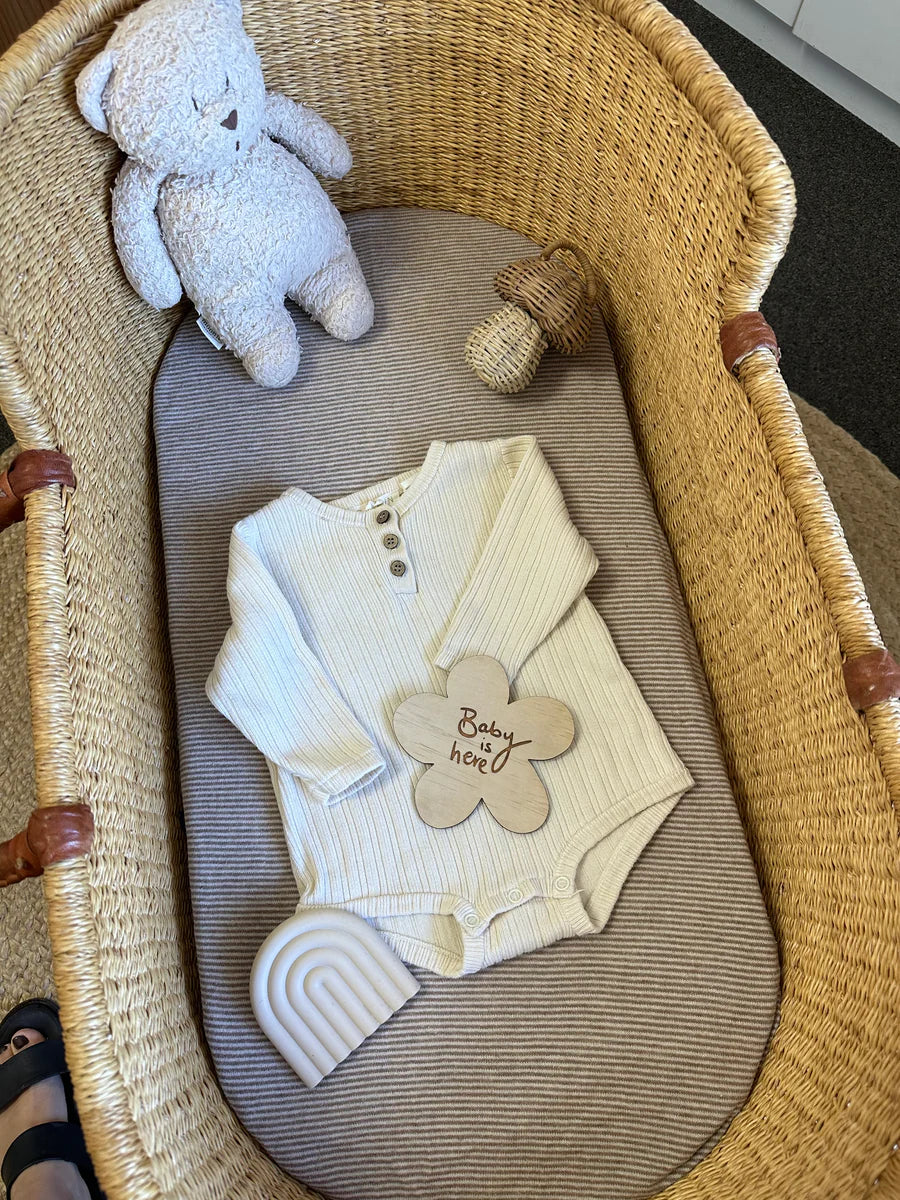 Mere Botanicals | Birth Announcement Plaque