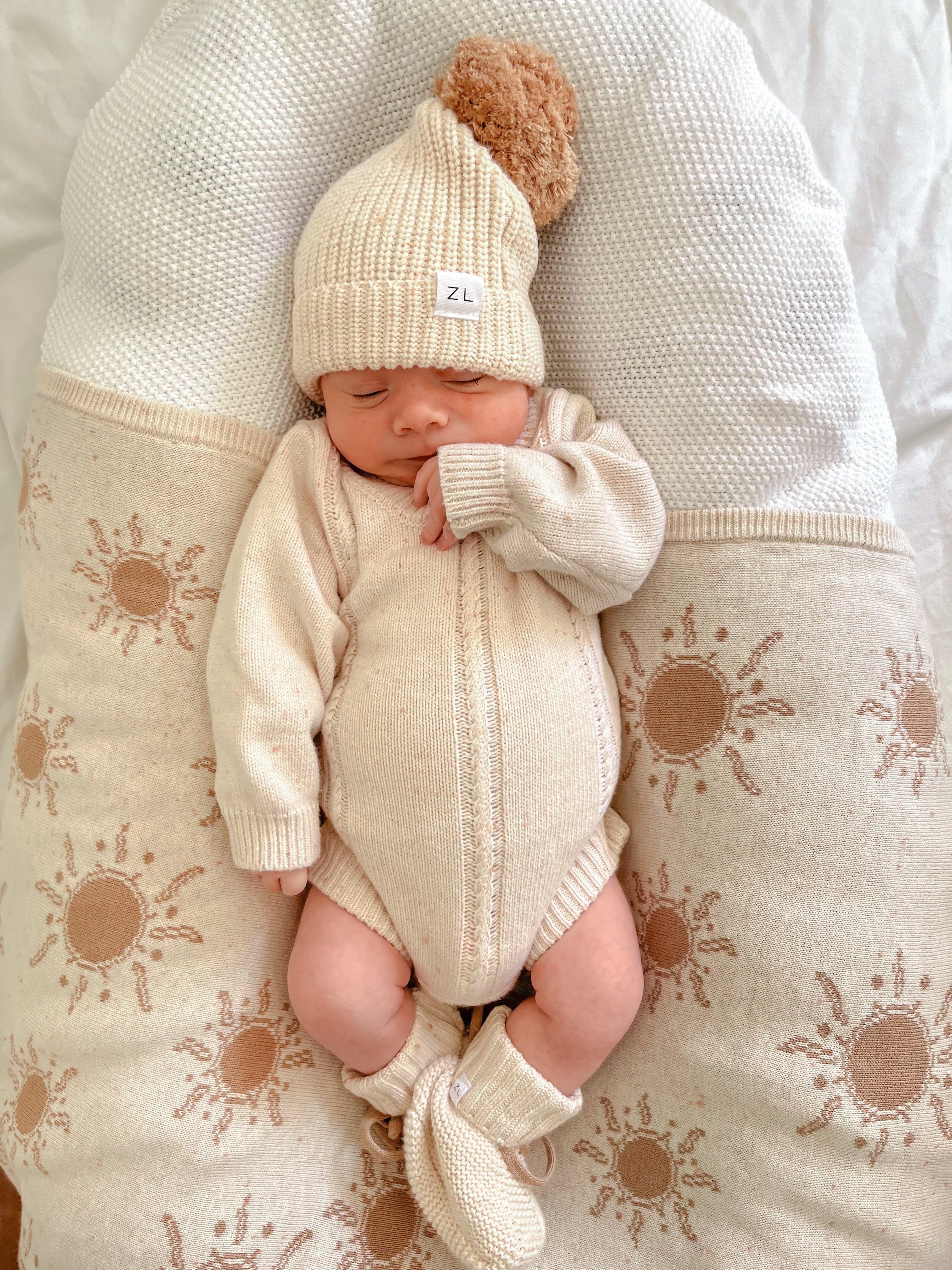 Heirloom Romper | Biscotti Fleck