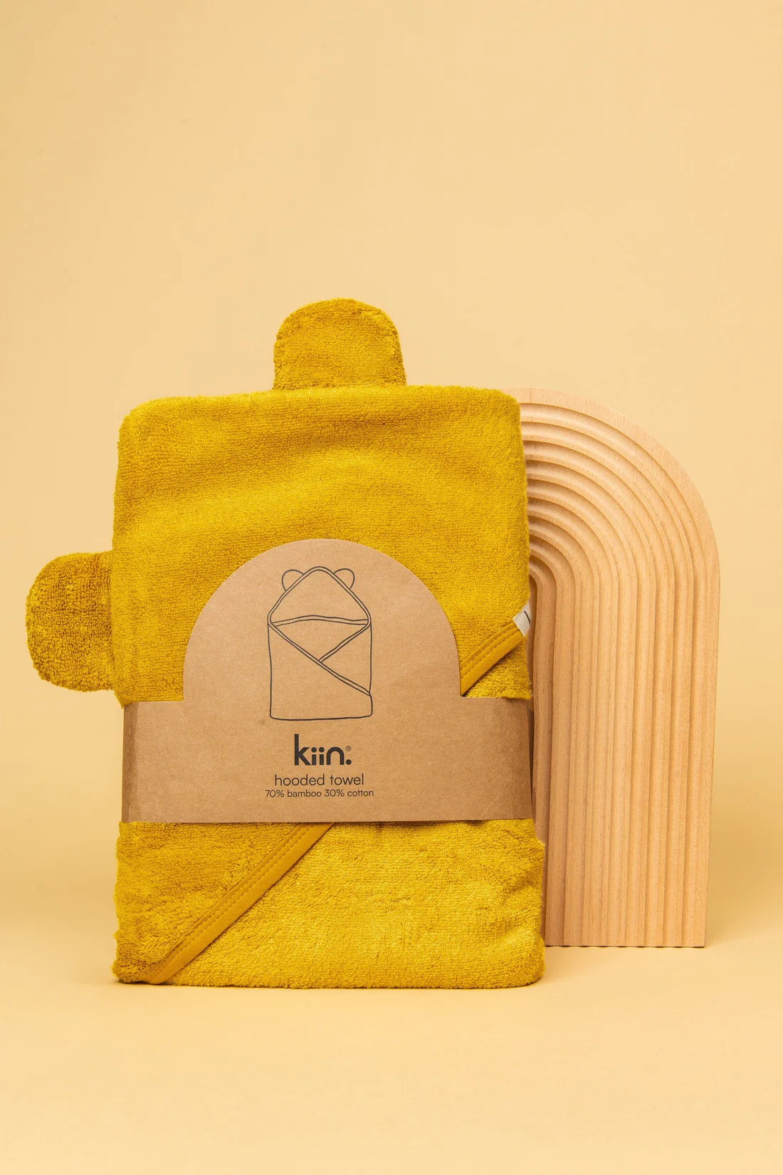 Hooded Towel | Mustard