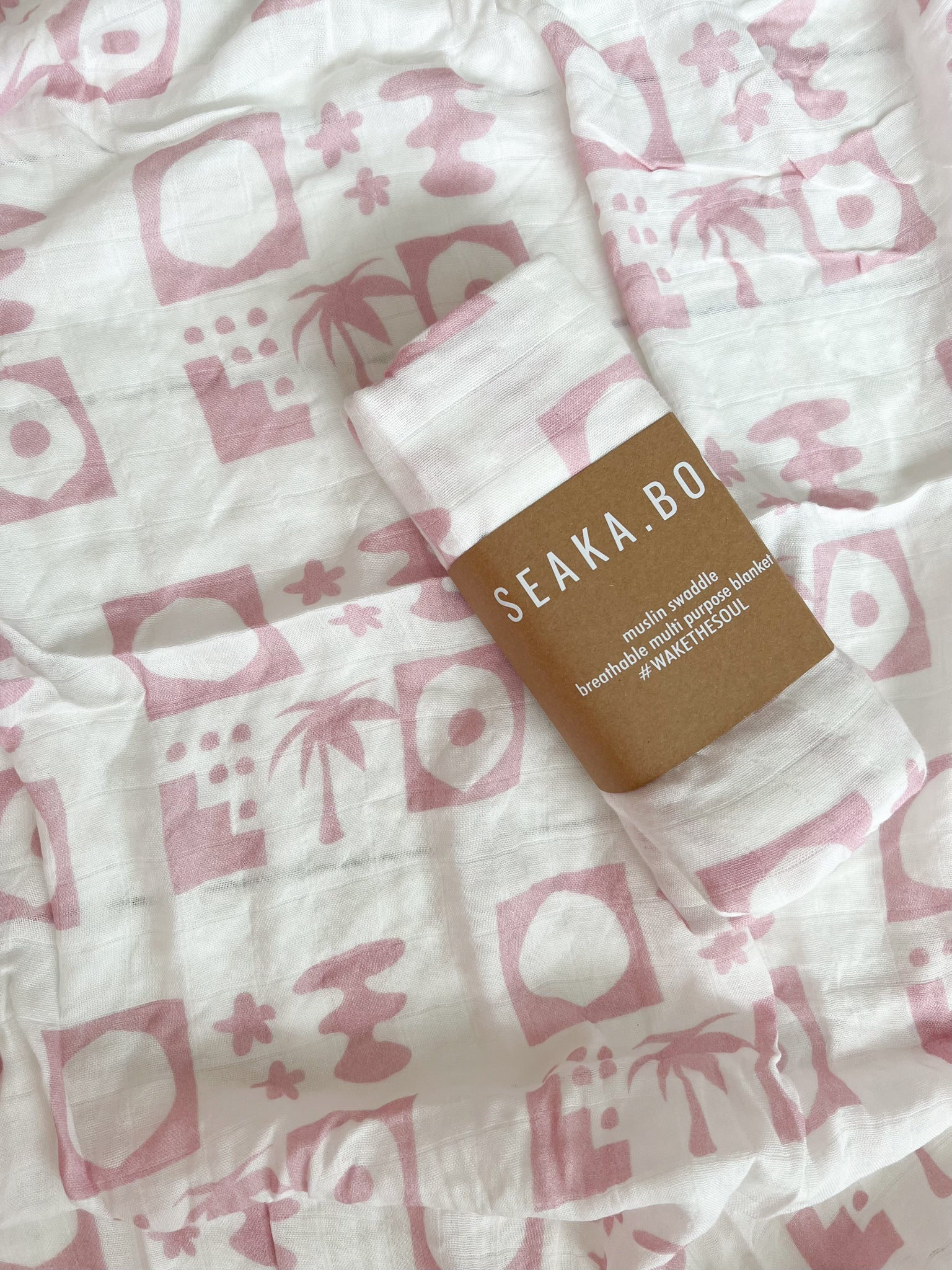 Seakaboo Organic Bamboo Cotton Baby Swaddle|Wrap - Zailie