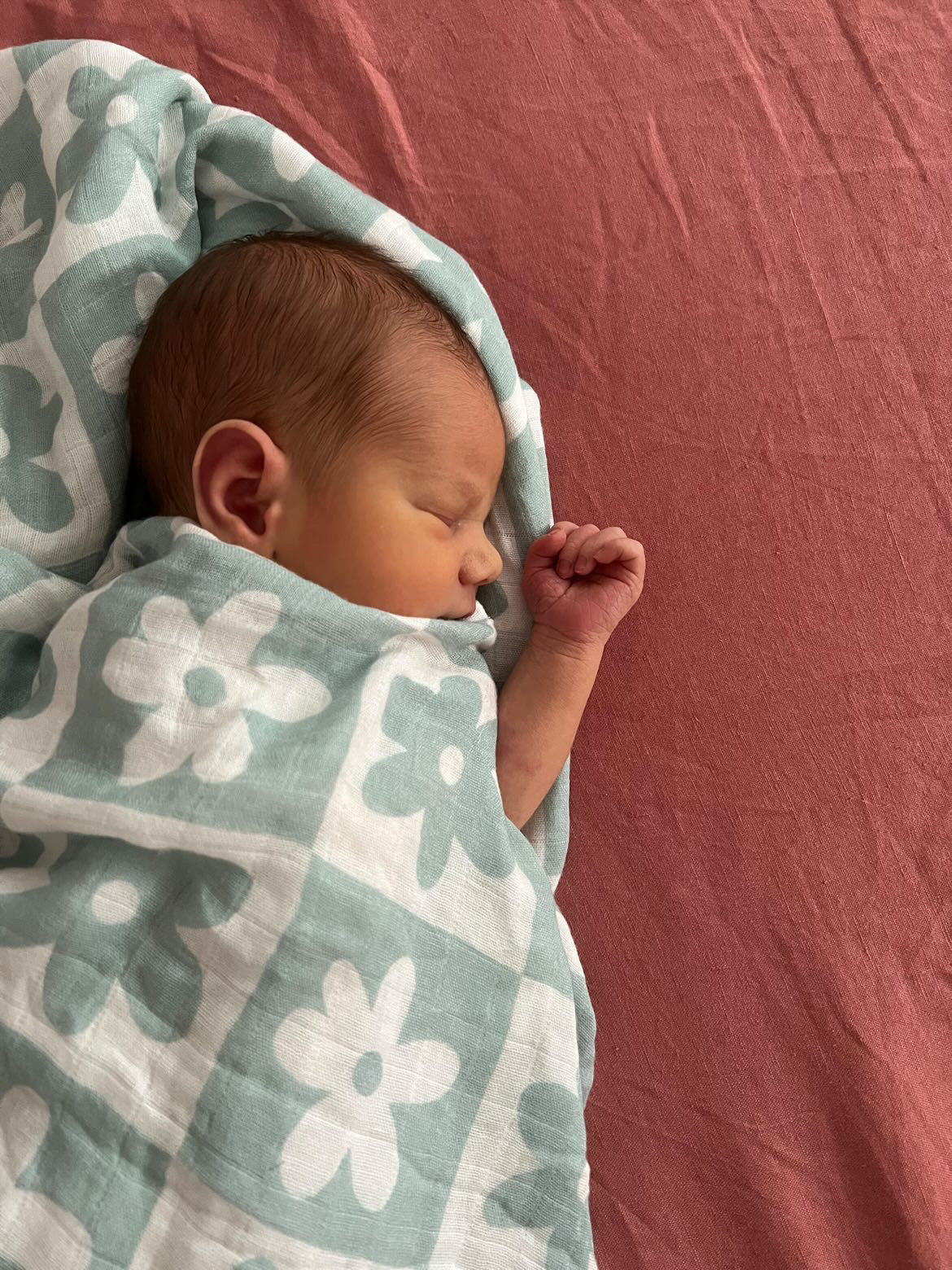 Seakaboo Organic Bamboo Cotton Baby Swaddle|Wrap - Sea Soli