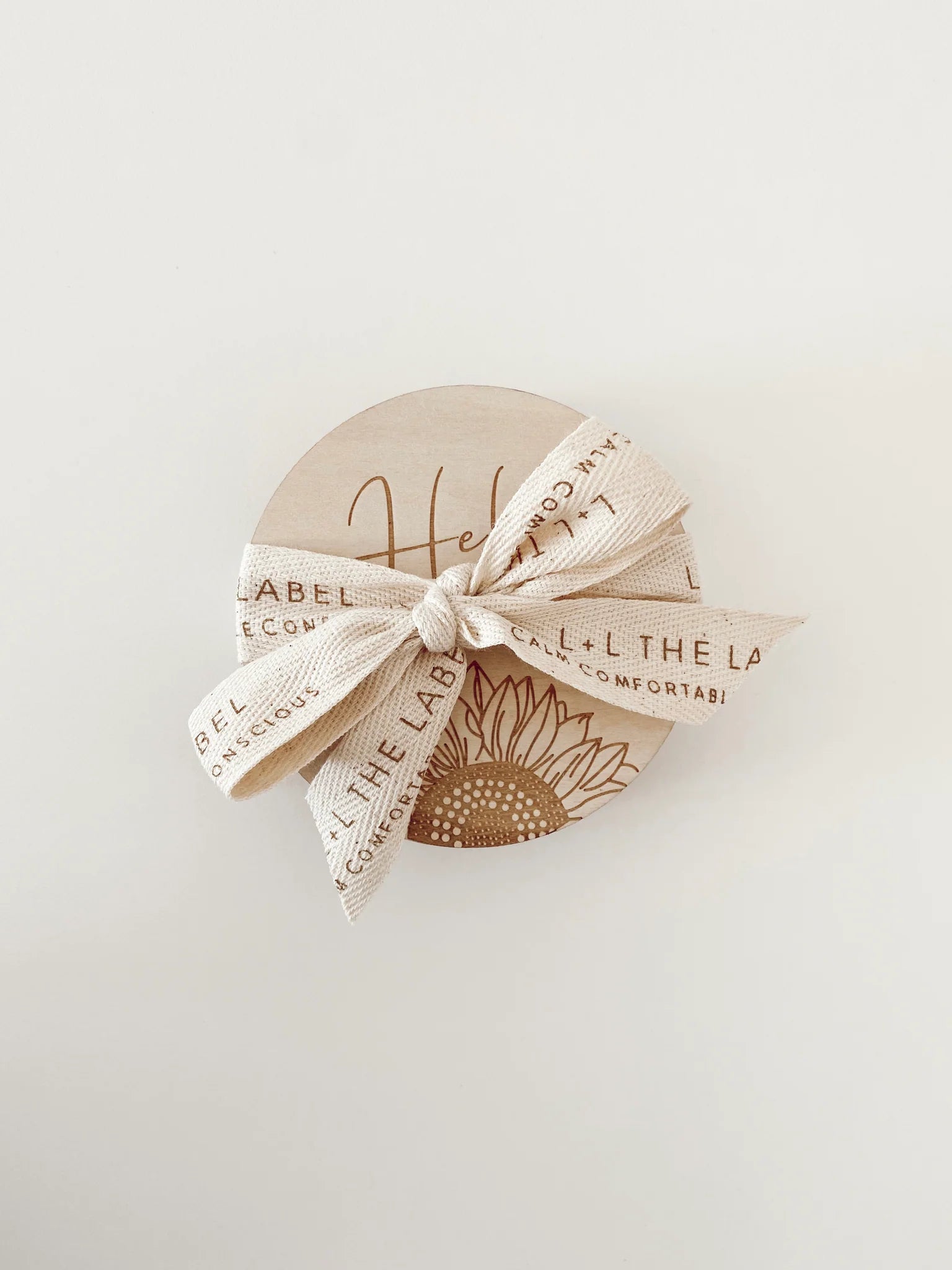 Wooden milestone set | Sunflower