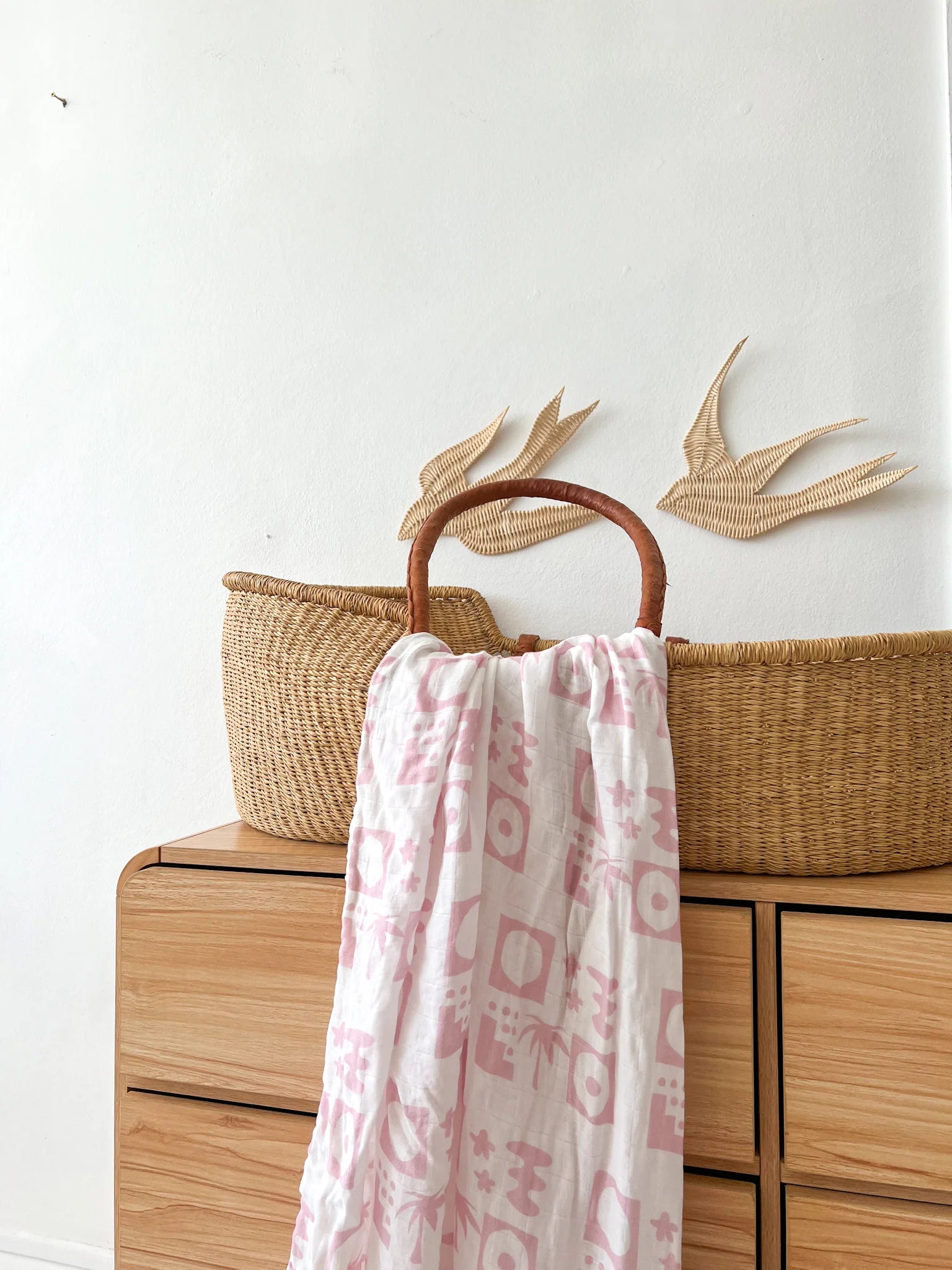 Seakaboo Organic Bamboo Cotton Baby Swaddle|Wrap - Zailie