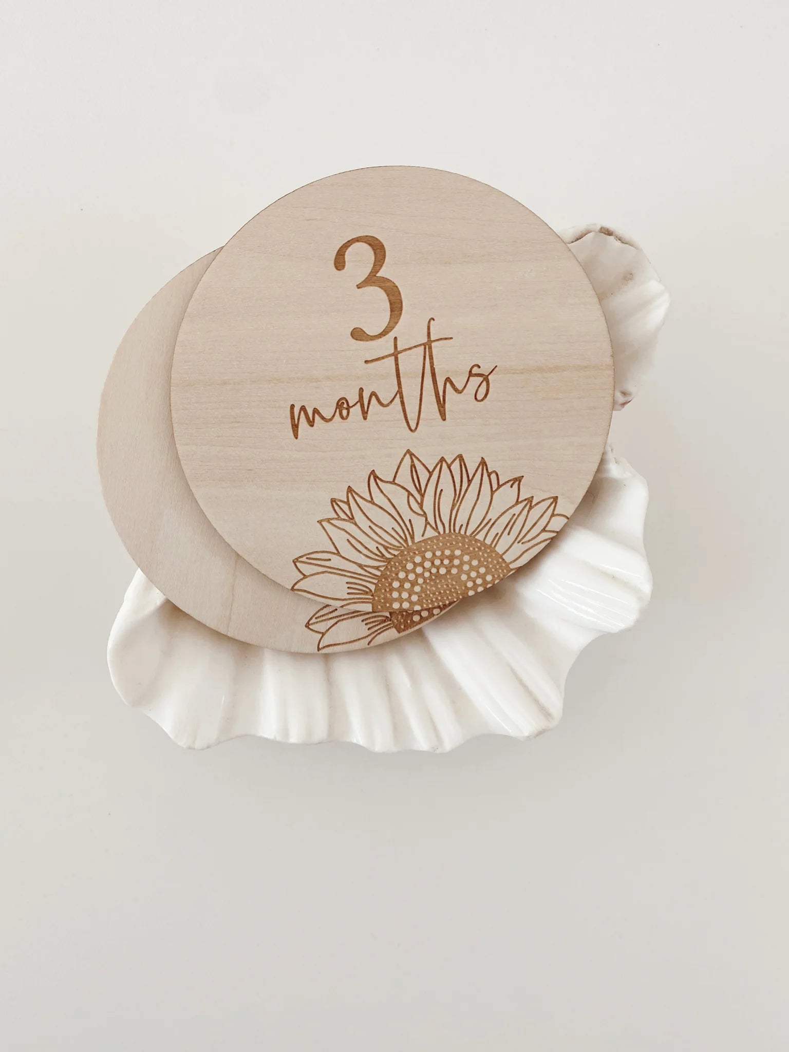 Wooden milestone set | Sunflower