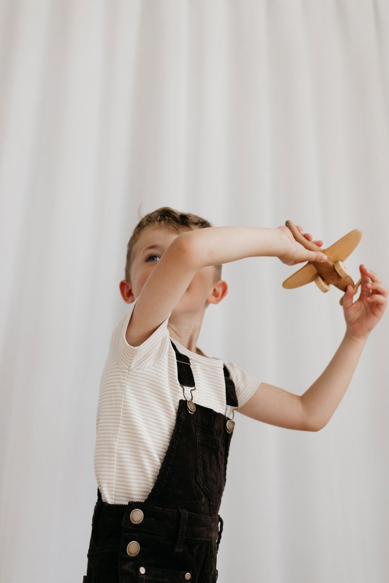 Sonny Pima Cotton Top | Fawn/Cloud