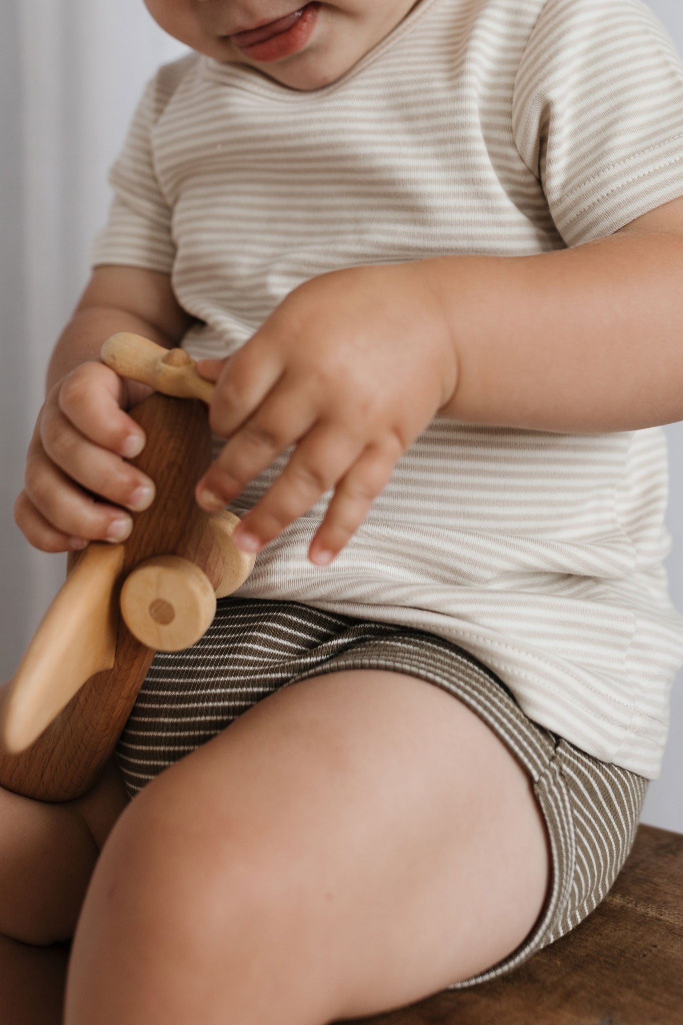 Sonny Pima Cotton Top | Fawn/Cloud