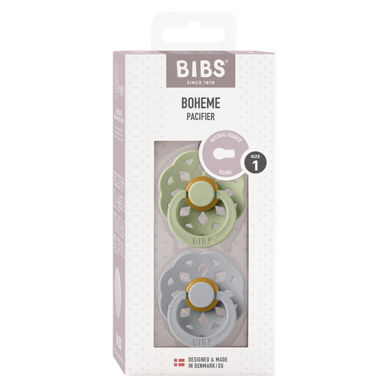 BIBS Boheme 2 PACK Sage/Cloud