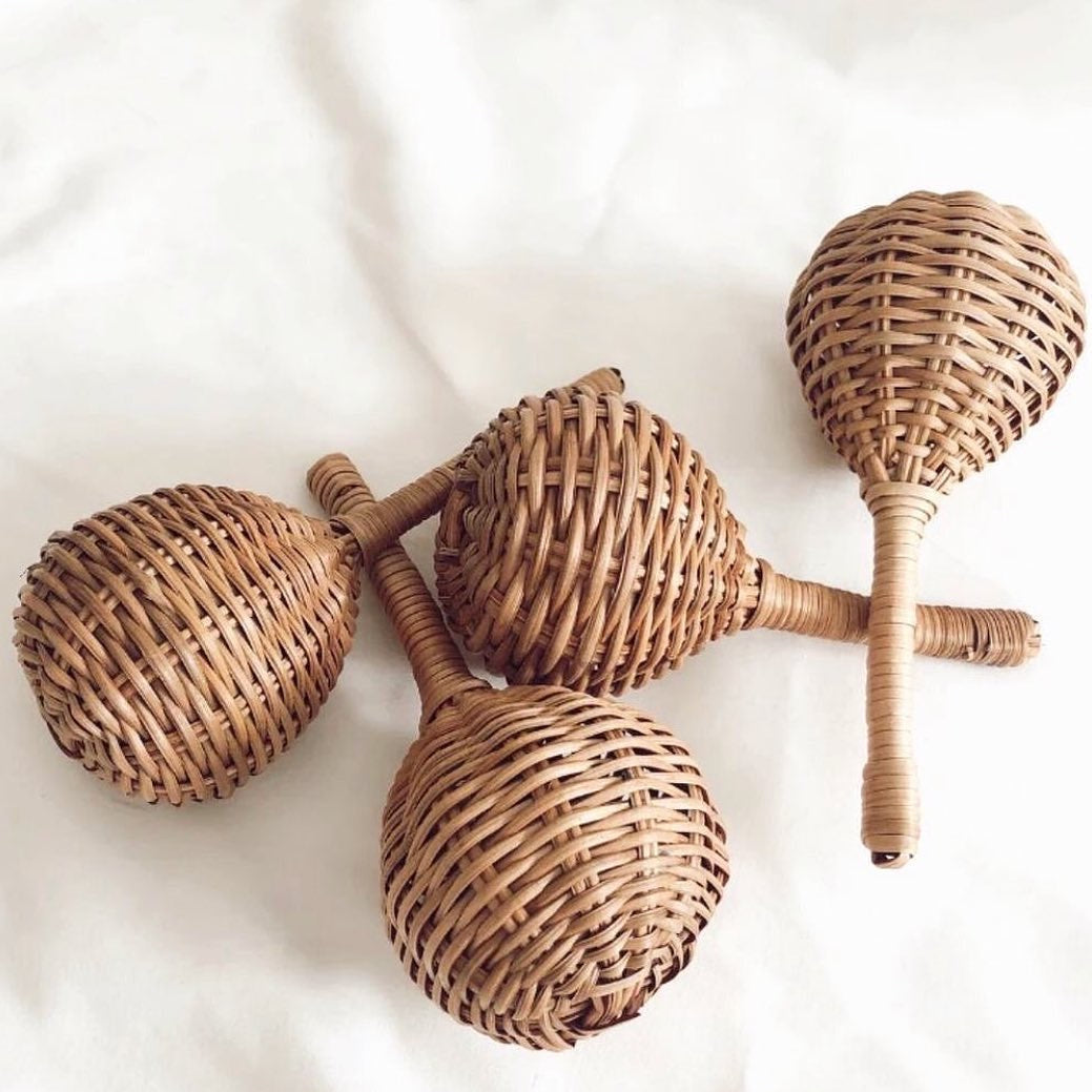 Rattan rattle