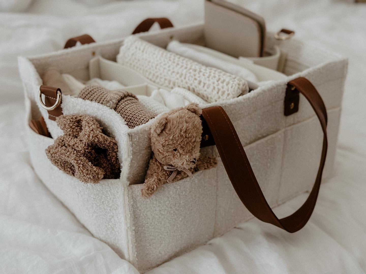 Teddy Bunnie Caddie | Cream