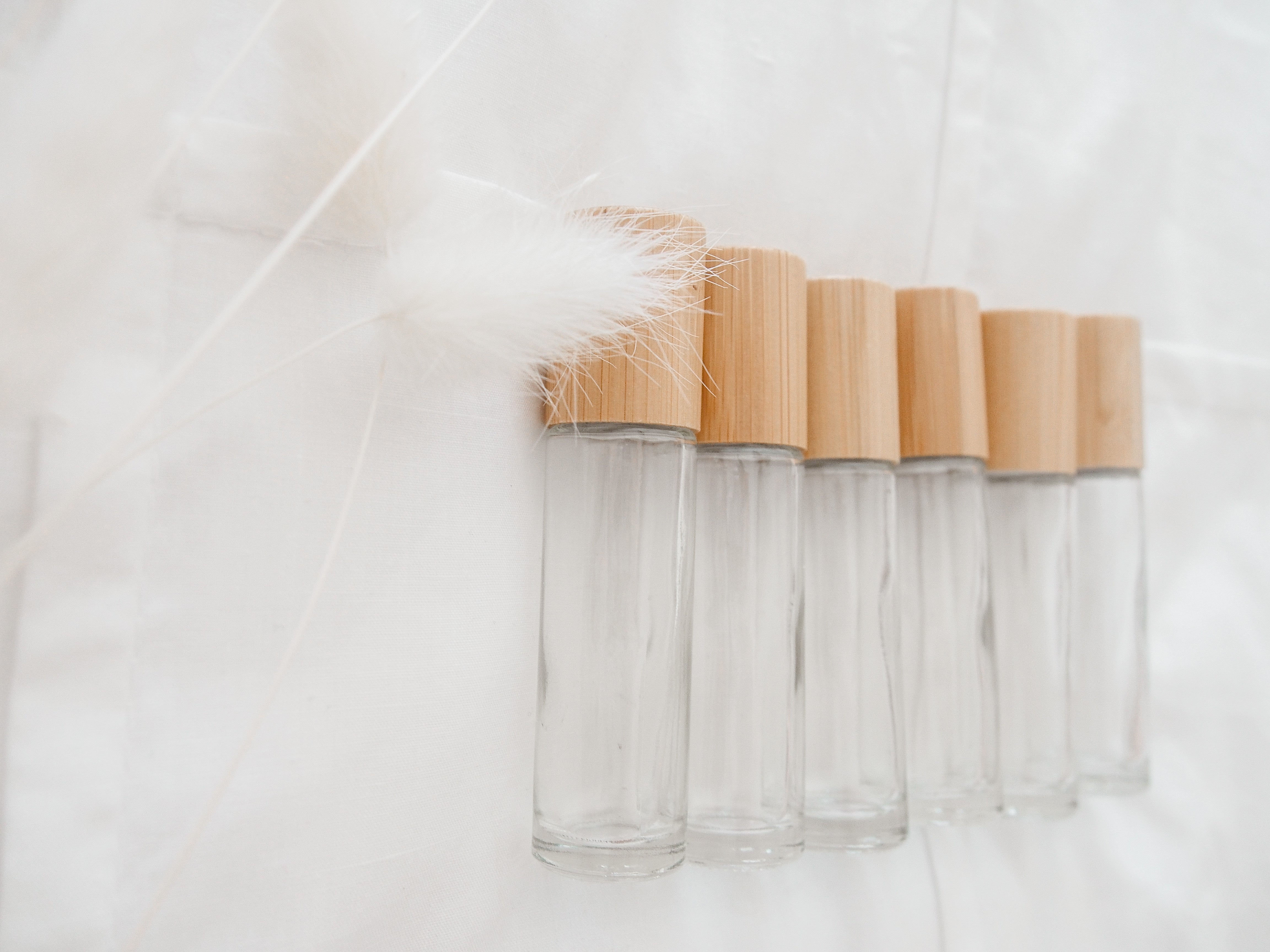 Boho - 6 pack 10ml Roller Bottles Bamboo