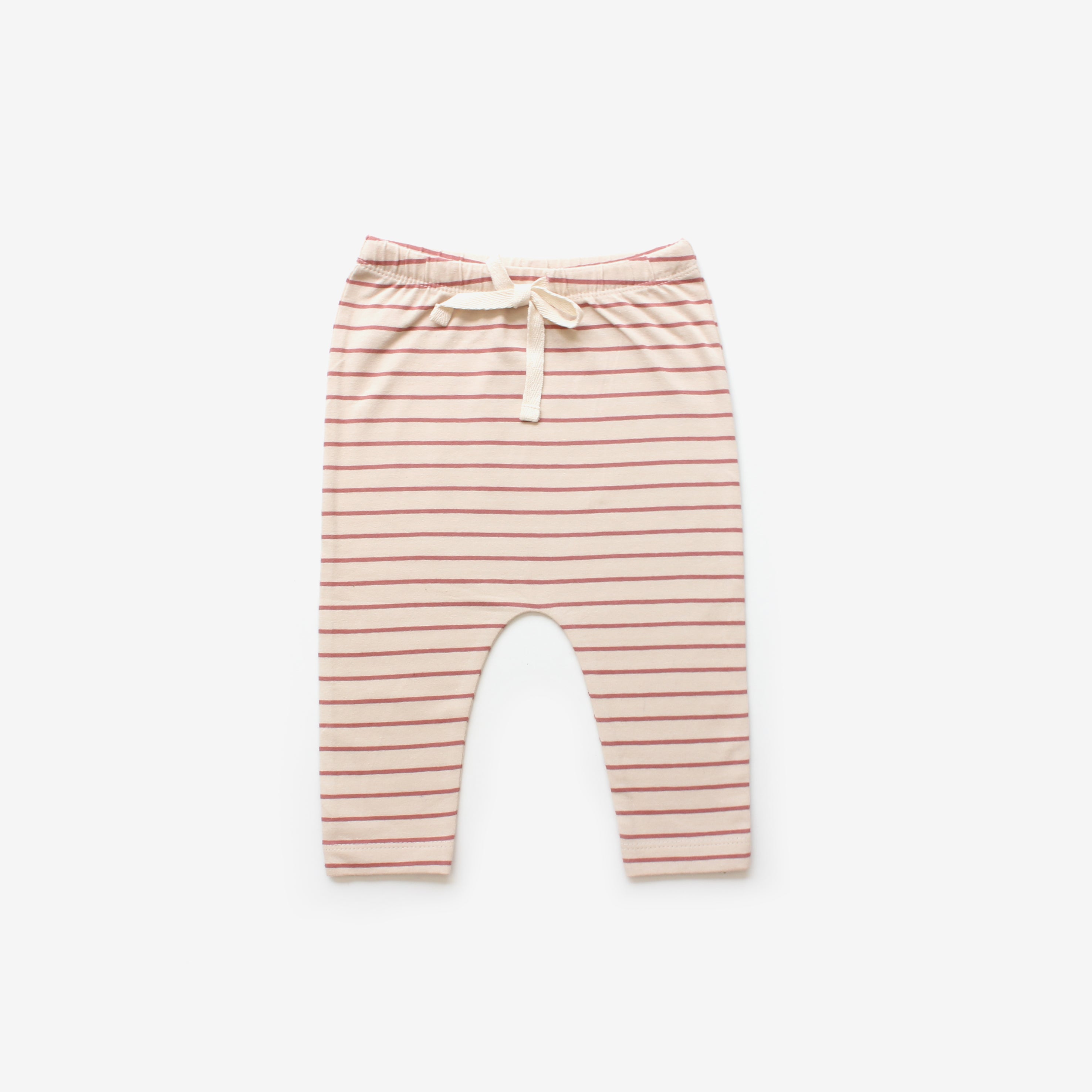 Roll Up Simple Pants | Cedar Stripe