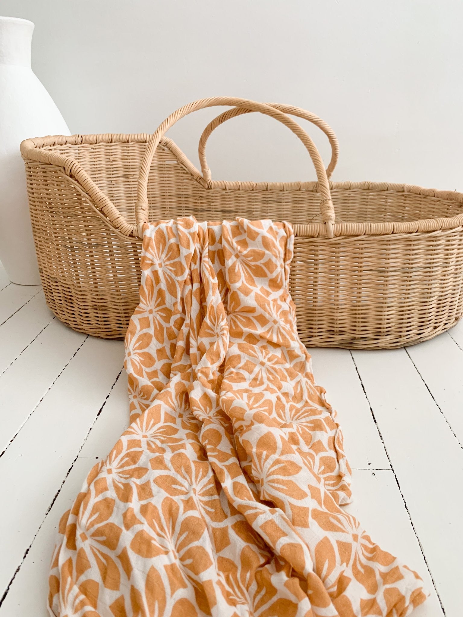 Seakaboo Organic Bamboo Cotton Baby Swaddle|Wrap - Bohemian
