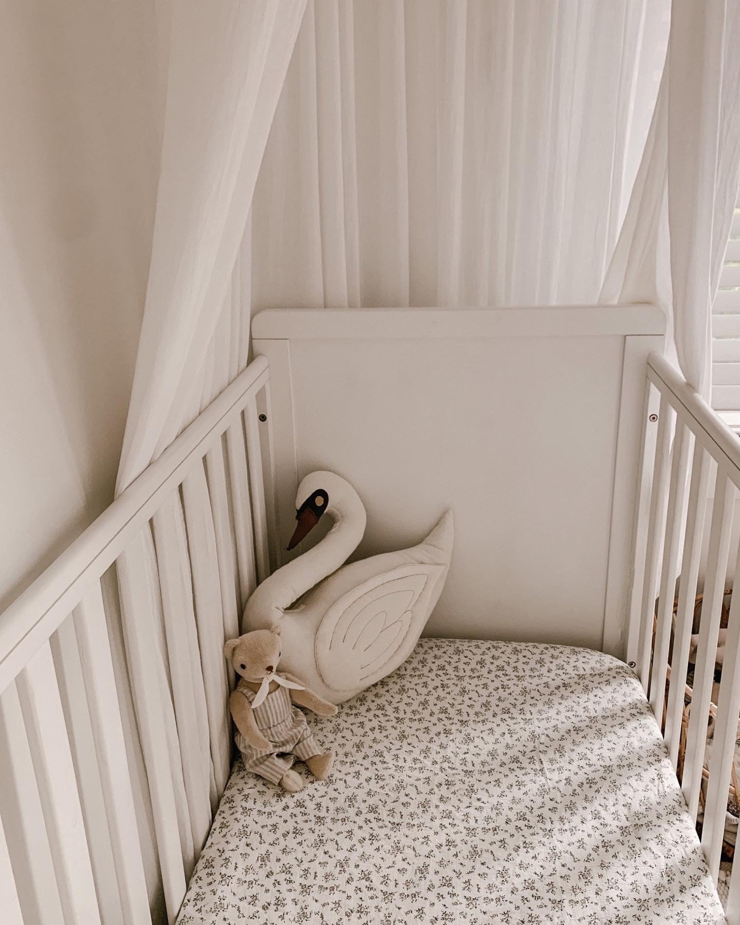 Fitted Cot Sheet | Darling Buds Floral