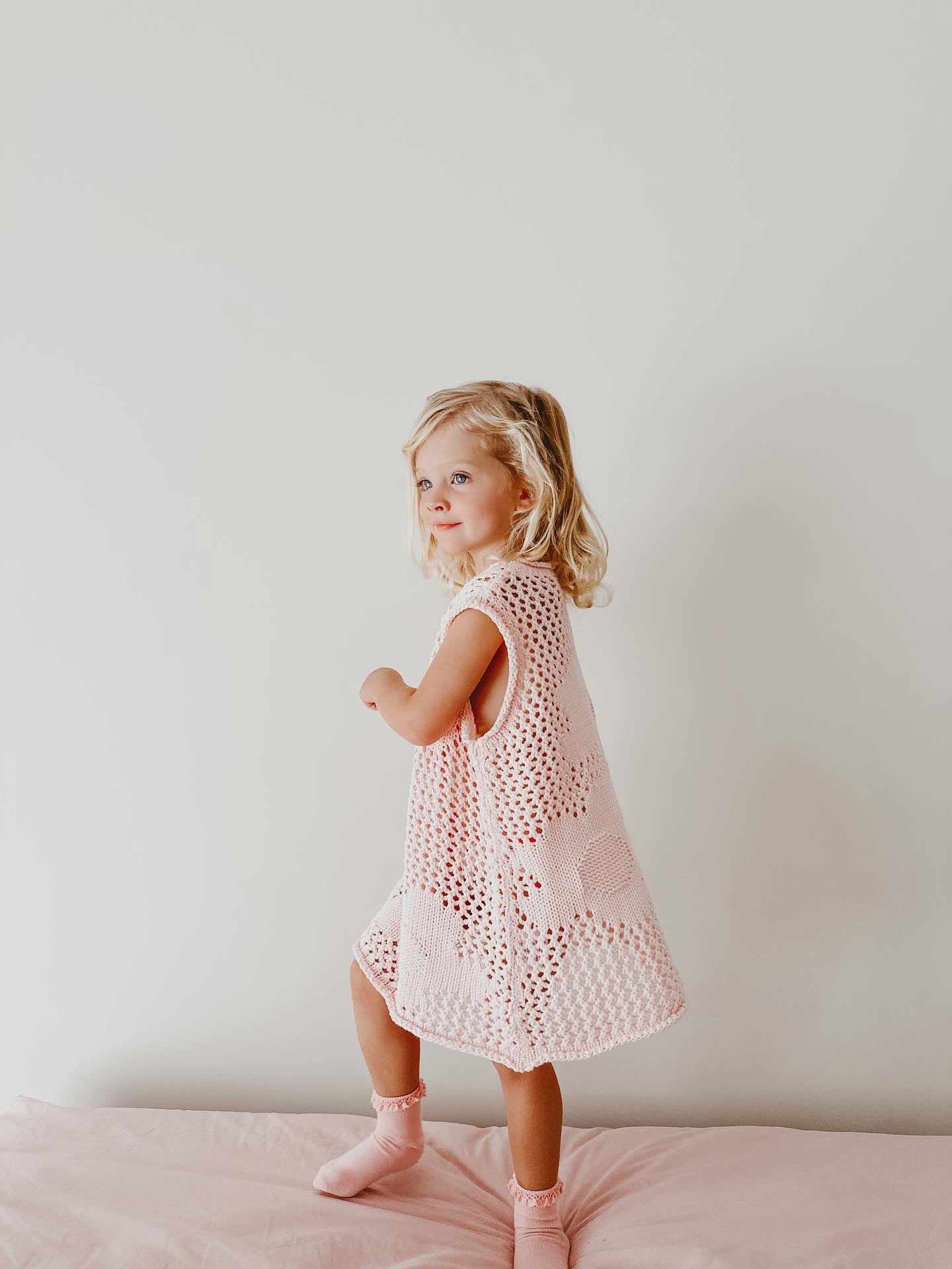 Crochet Beach Dress | Cherry Blossom