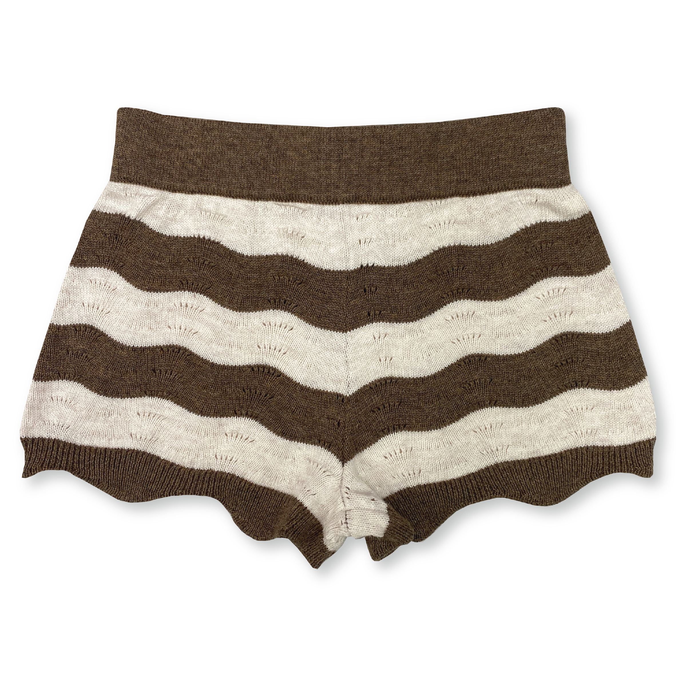 Summer Knit Shorts | Mud/Coconut