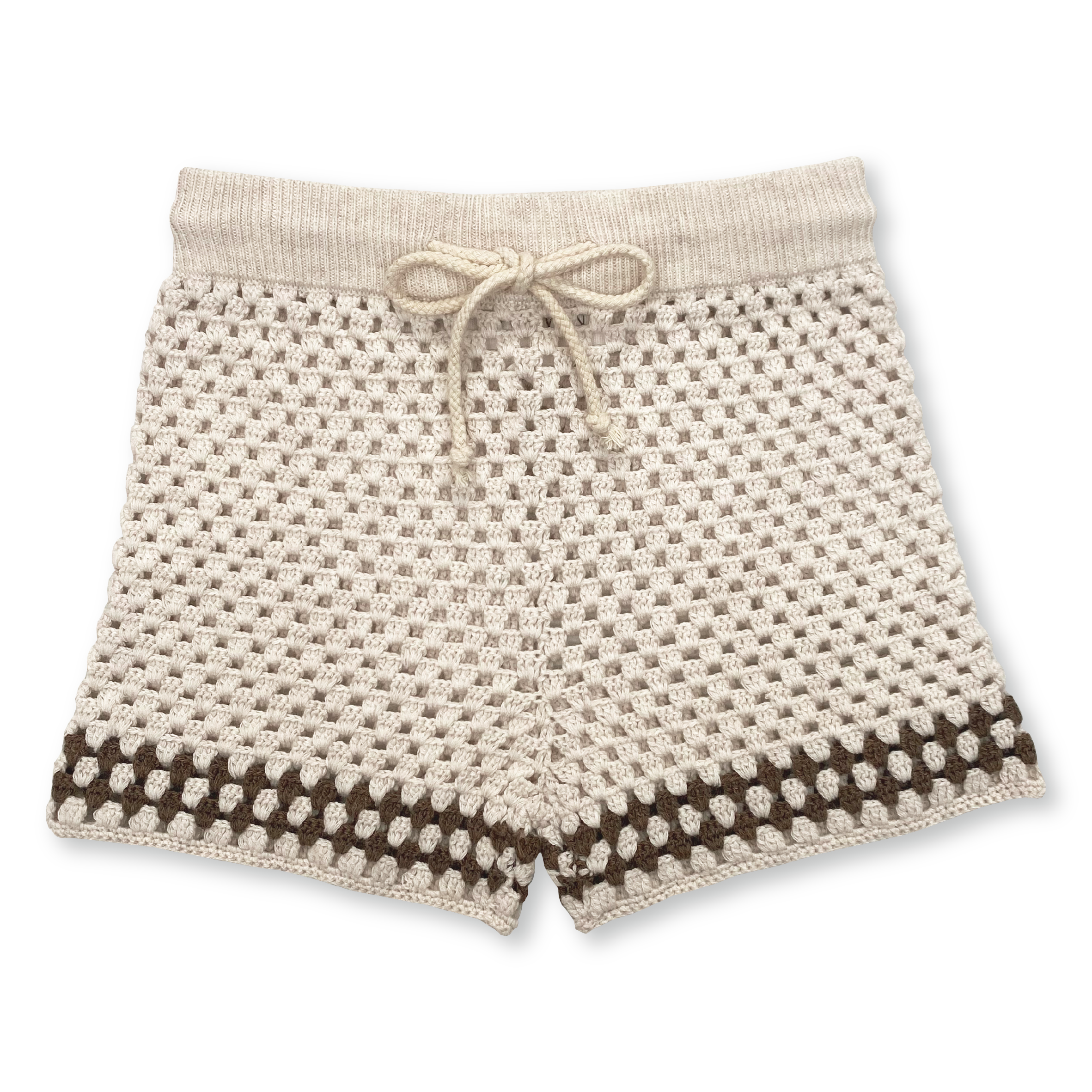Hand Crochet Shorts | Coconut