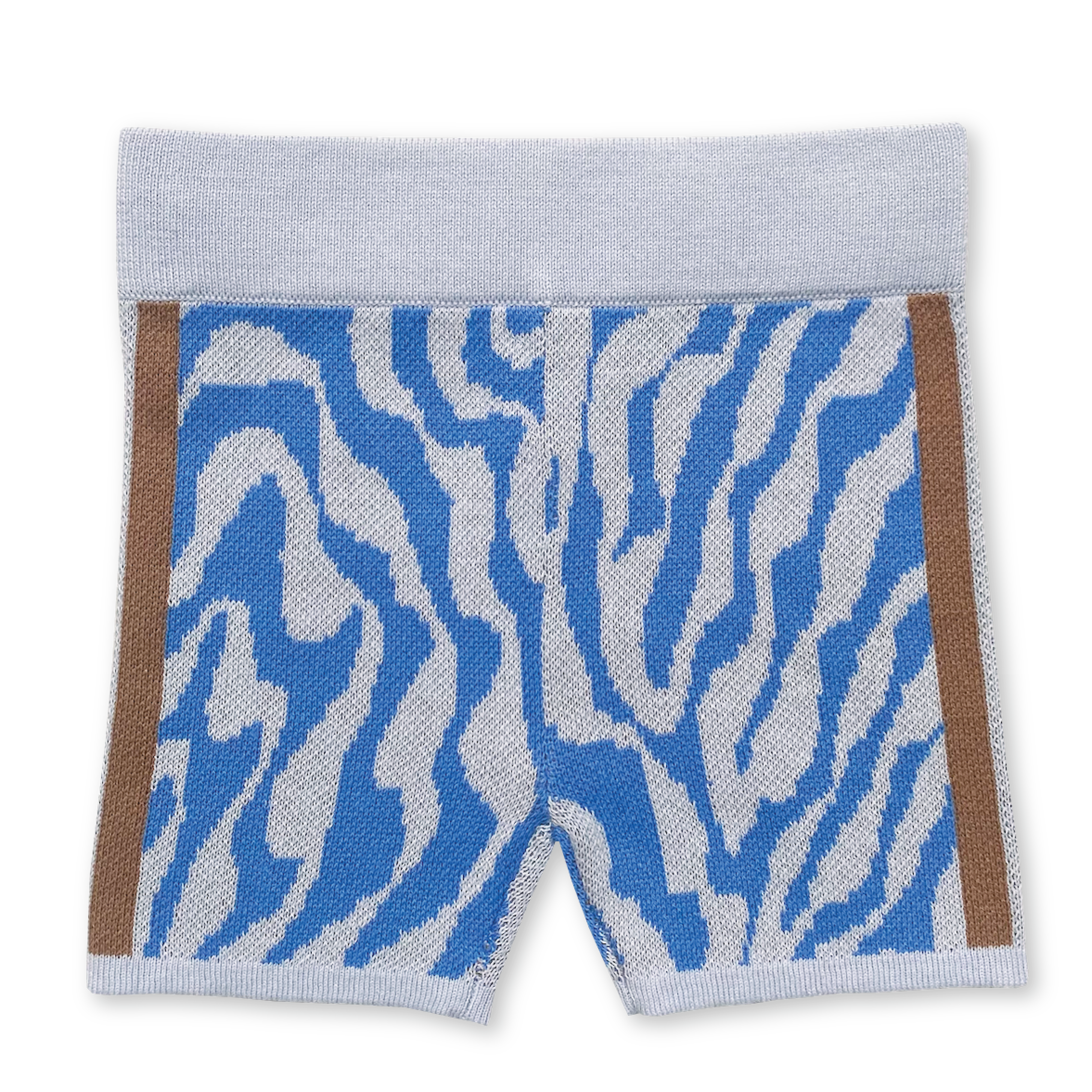 Scallop Bike Shorts | Aqua