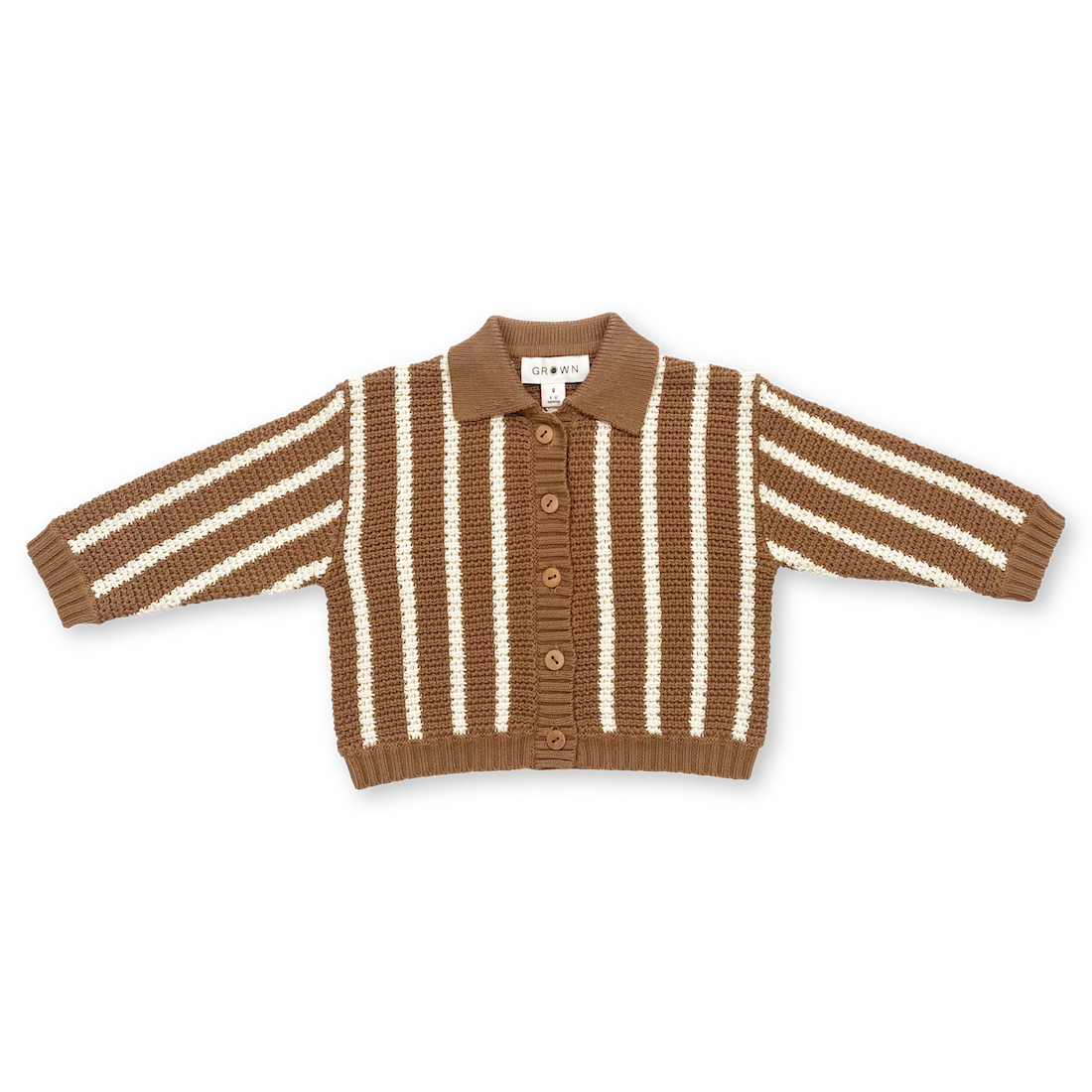 Knitted Button Up Cardigan | Cedar