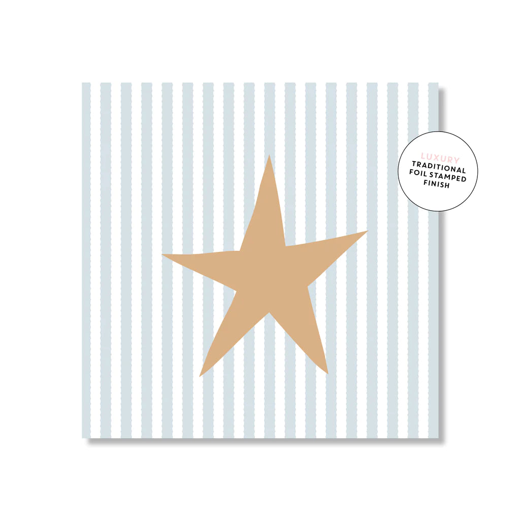 Stripes Star - Mini Card