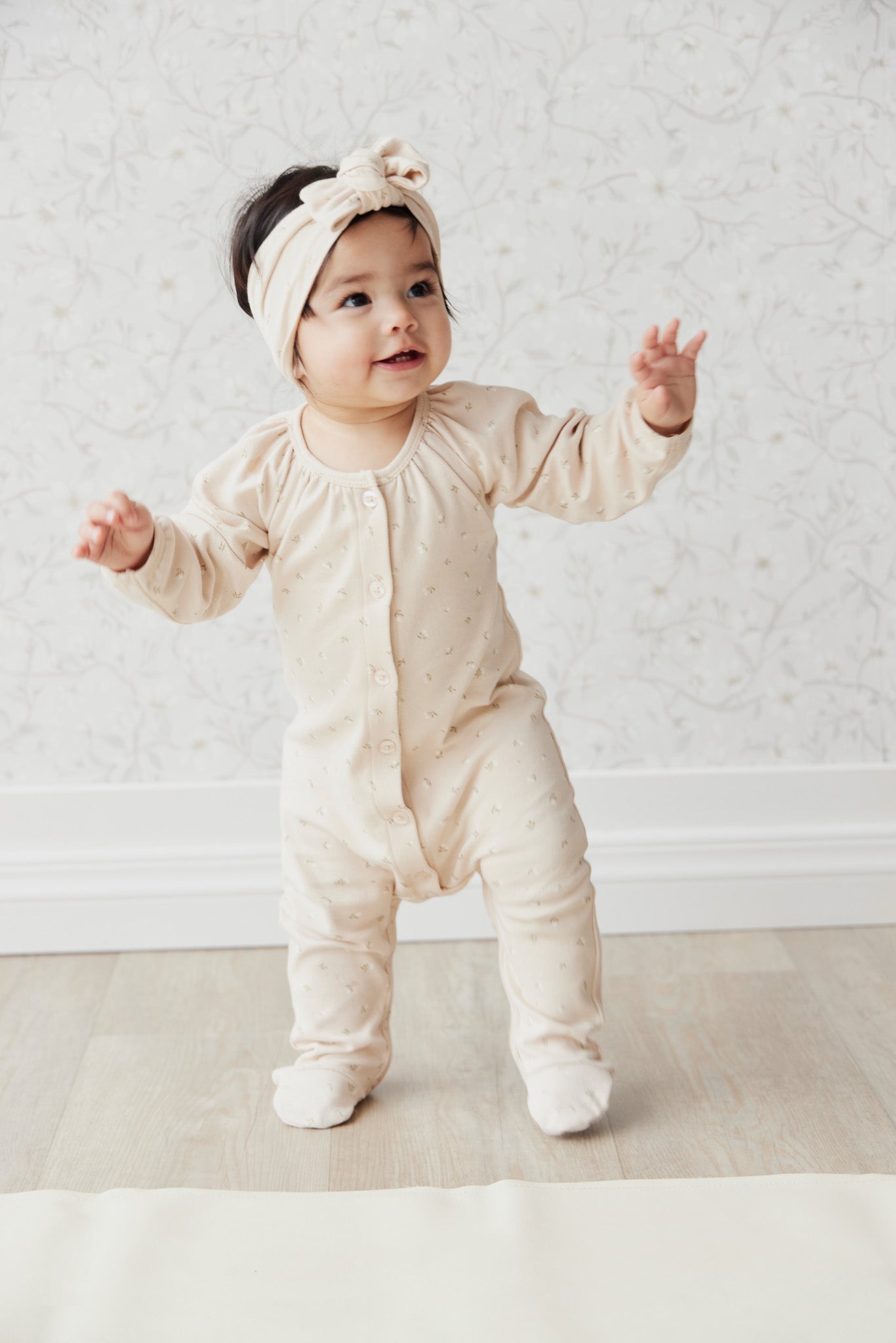 Organic Cotton Sophie Onepiece | Elenore Pink Tint