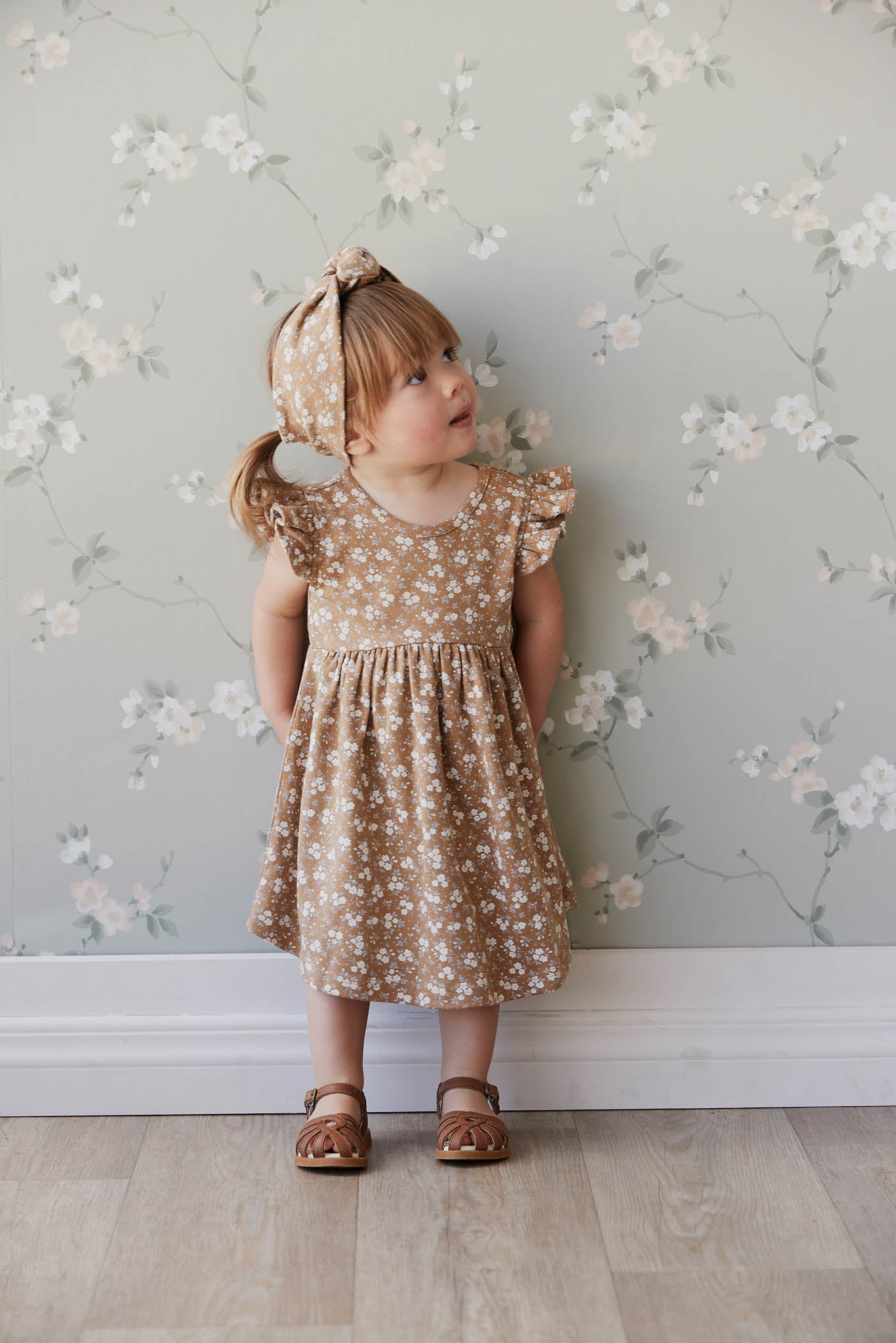 Organic Cotton Ada Dress | Rosalie Field Caramel